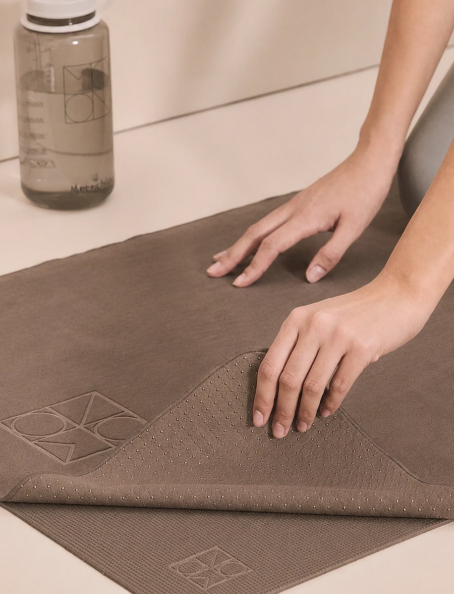 Moonchild Yoga Wear - Moon Hot Yoga Towel - träningsmattor & accessoarer - coco powder - 0