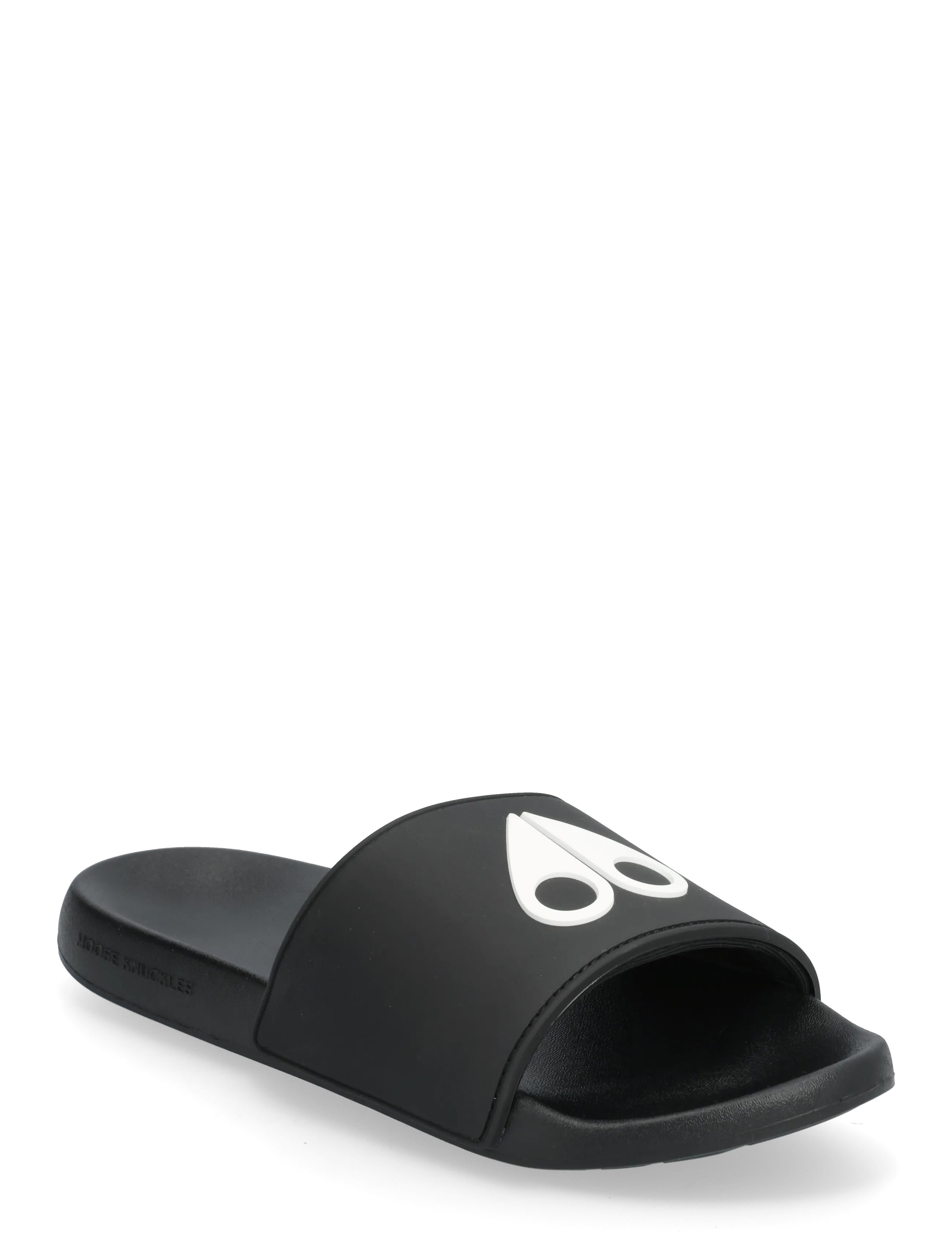 Moose Knuckles LOGO ICON SPORT SLIDE - Basseiniplätud - BLACK / black