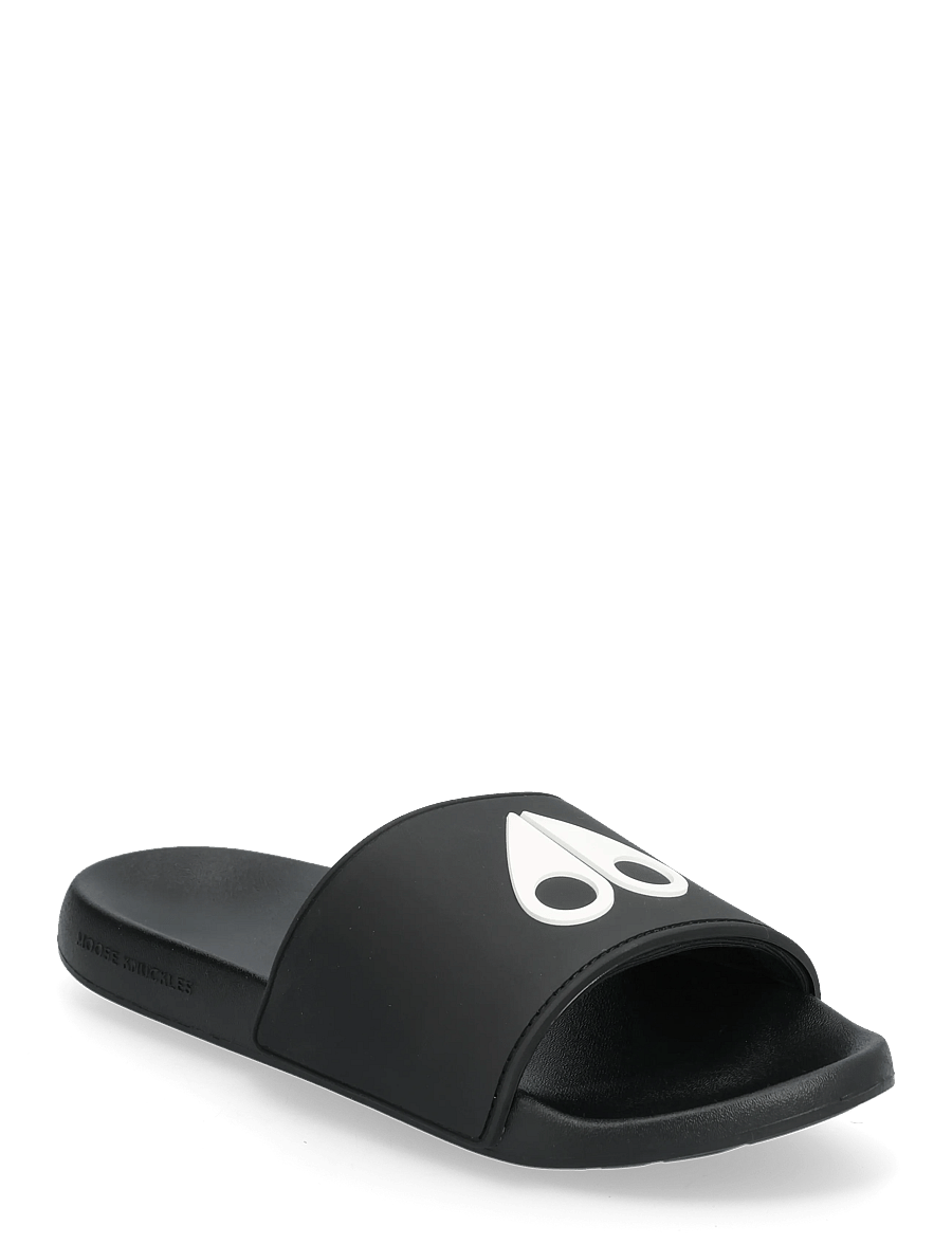 Moose Knuckles - LOGO ICON SPORT SLIDE - pool-sandalen - black - 0
