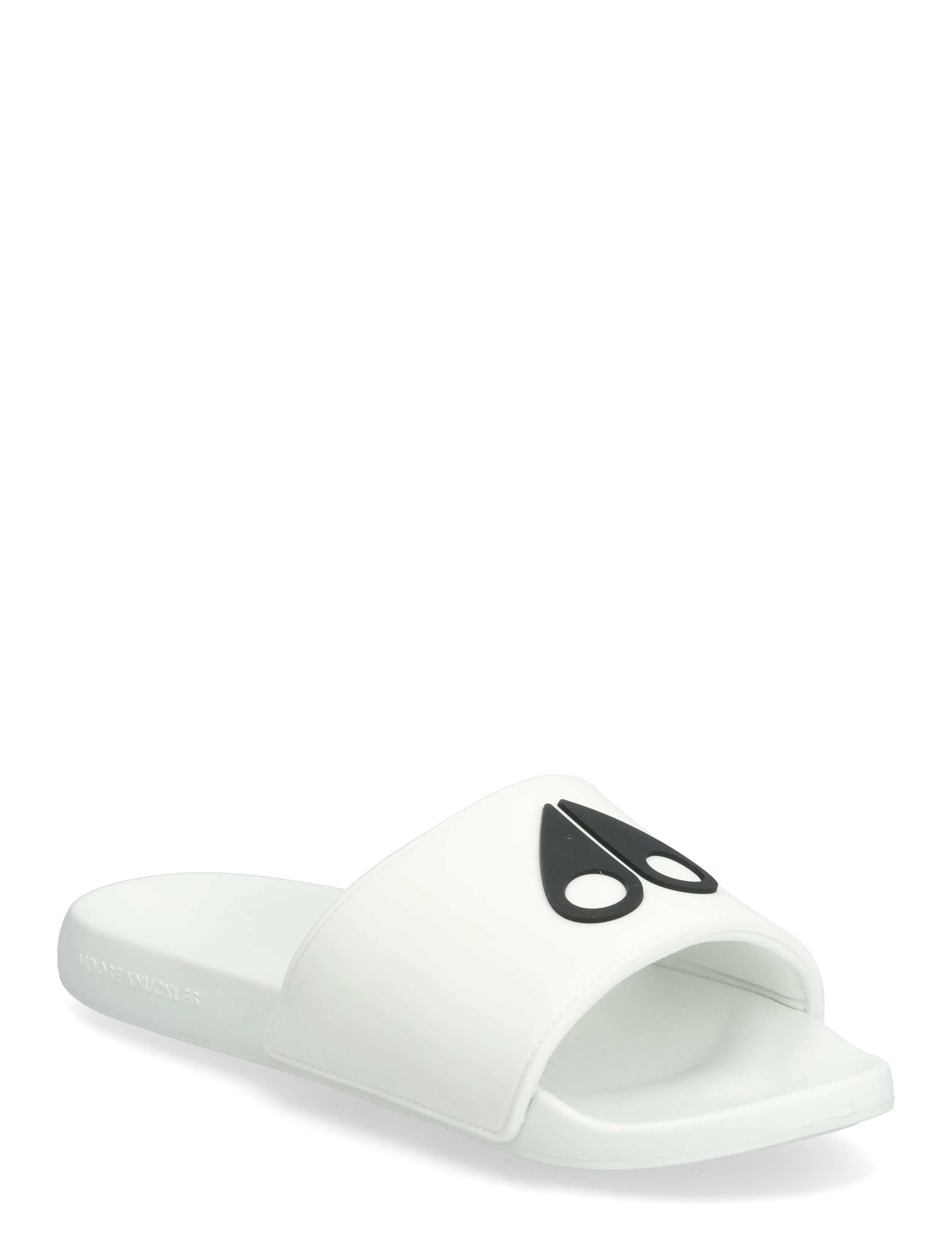 Moose Knuckles LOGO ICON SPORT SLIDE - Hausschuhe - MILKY WAY / white