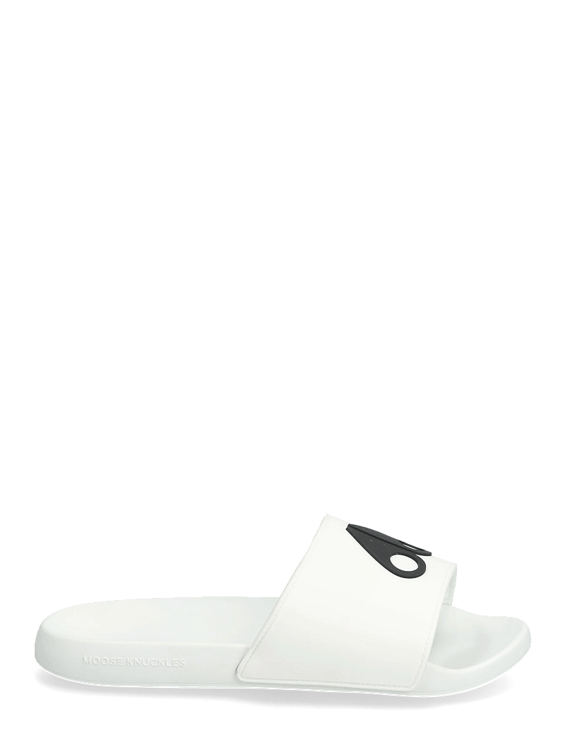 Moose Knuckles - LOGO ICON SPORT SLIDE - pool-sandalen - milky way - 1