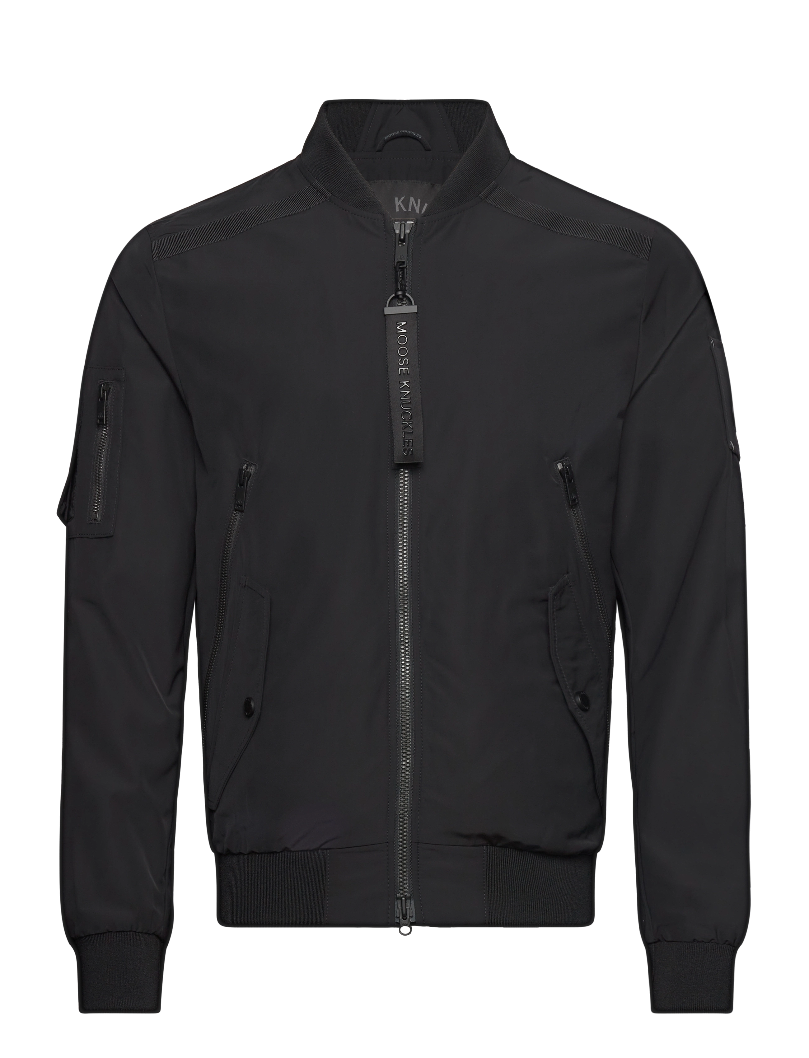 Moose Knuckles Courville Bomber, S, Jackets, Schwarz - Bomber Männerswear