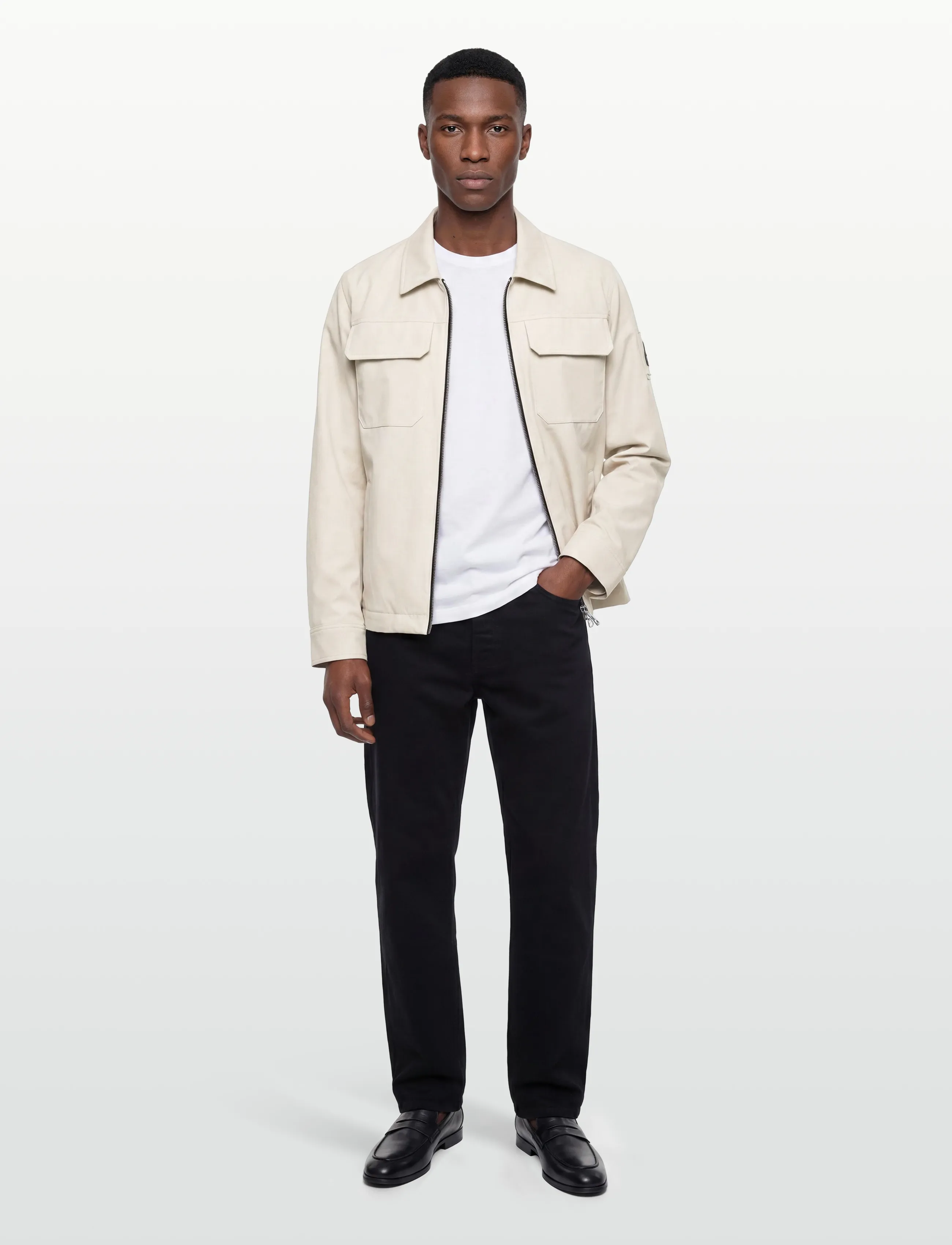 Moose Knuckles JACQUES JACKET - Tøj - ALABASTER / cream