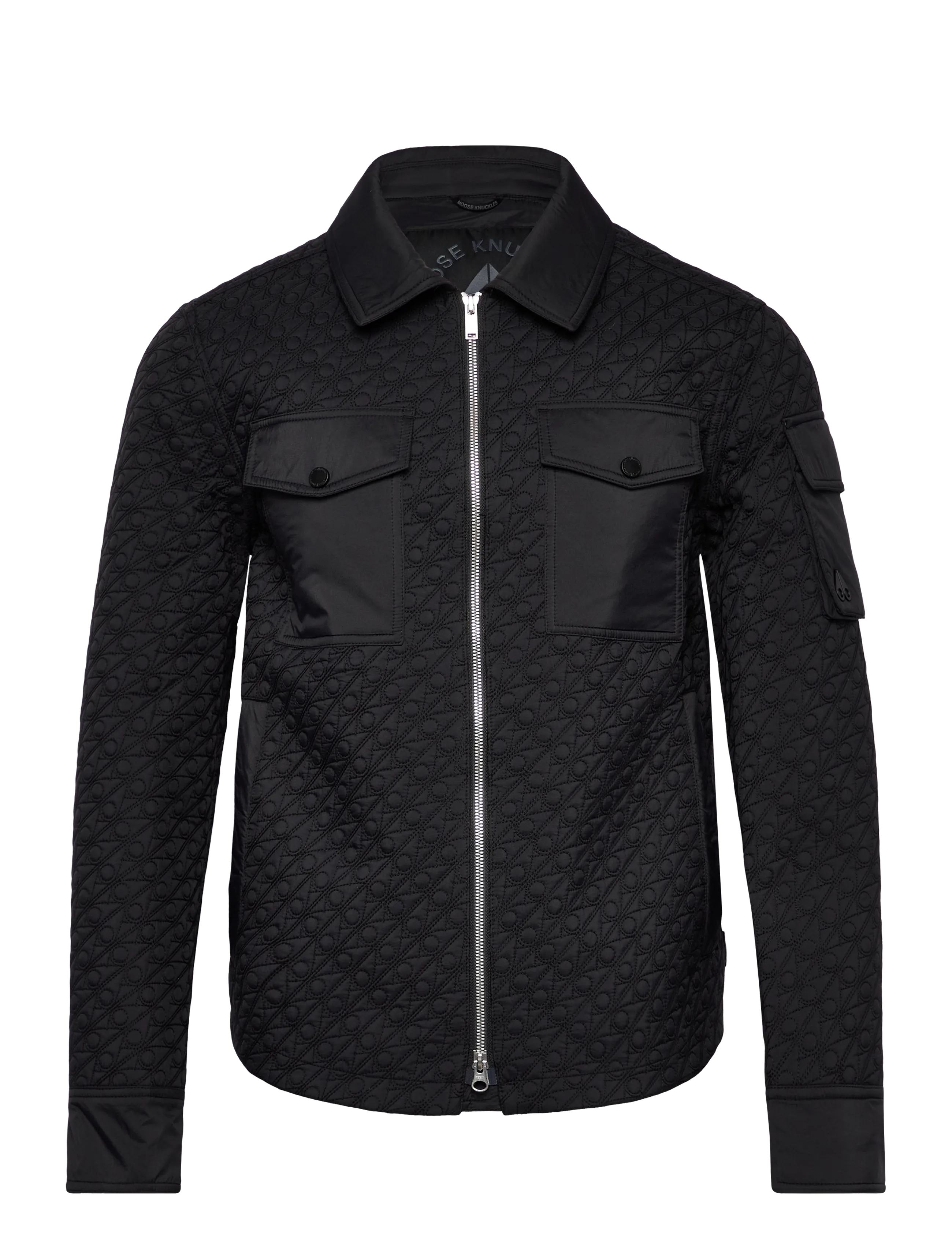 Moose Knuckles - MONO SHIRT JACKET - Õhukesed jakid - black - 1