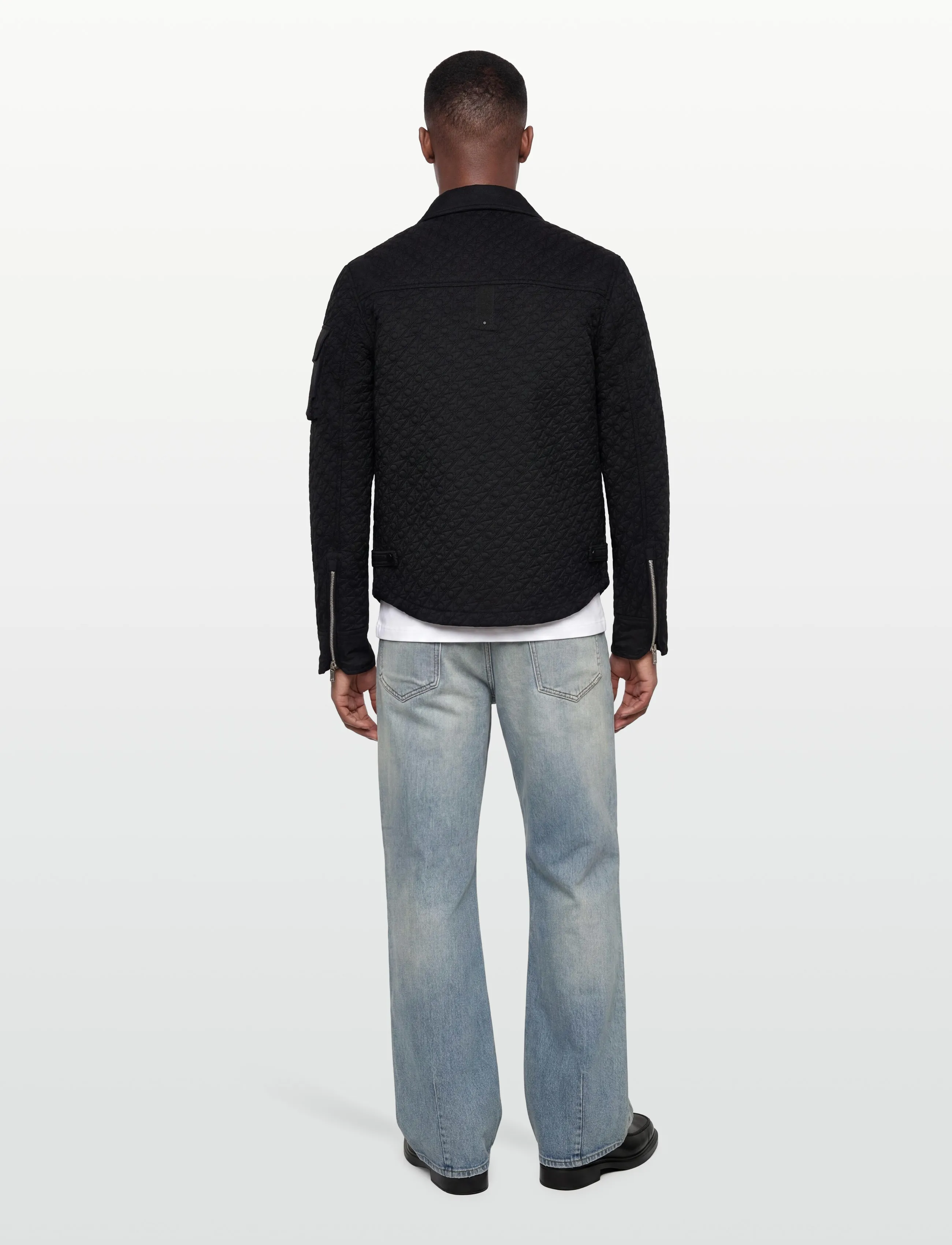 Moose Knuckles - MONO SHIRT JACKET - Õhukesed jakid - black - 4