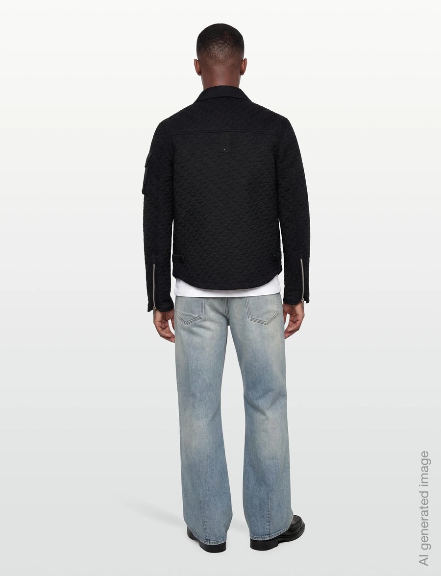 Moose Knuckles - MONO SHIRT JACKET - plonos striukės - black - 4