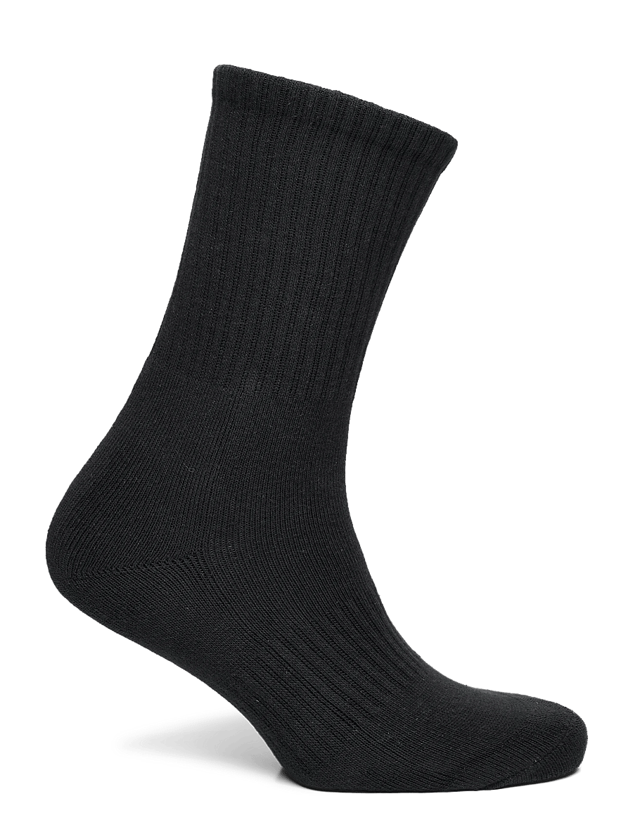 Moose Knuckles - LOGO ICON SOCKS - tennissocken - black w/ white logo - 1