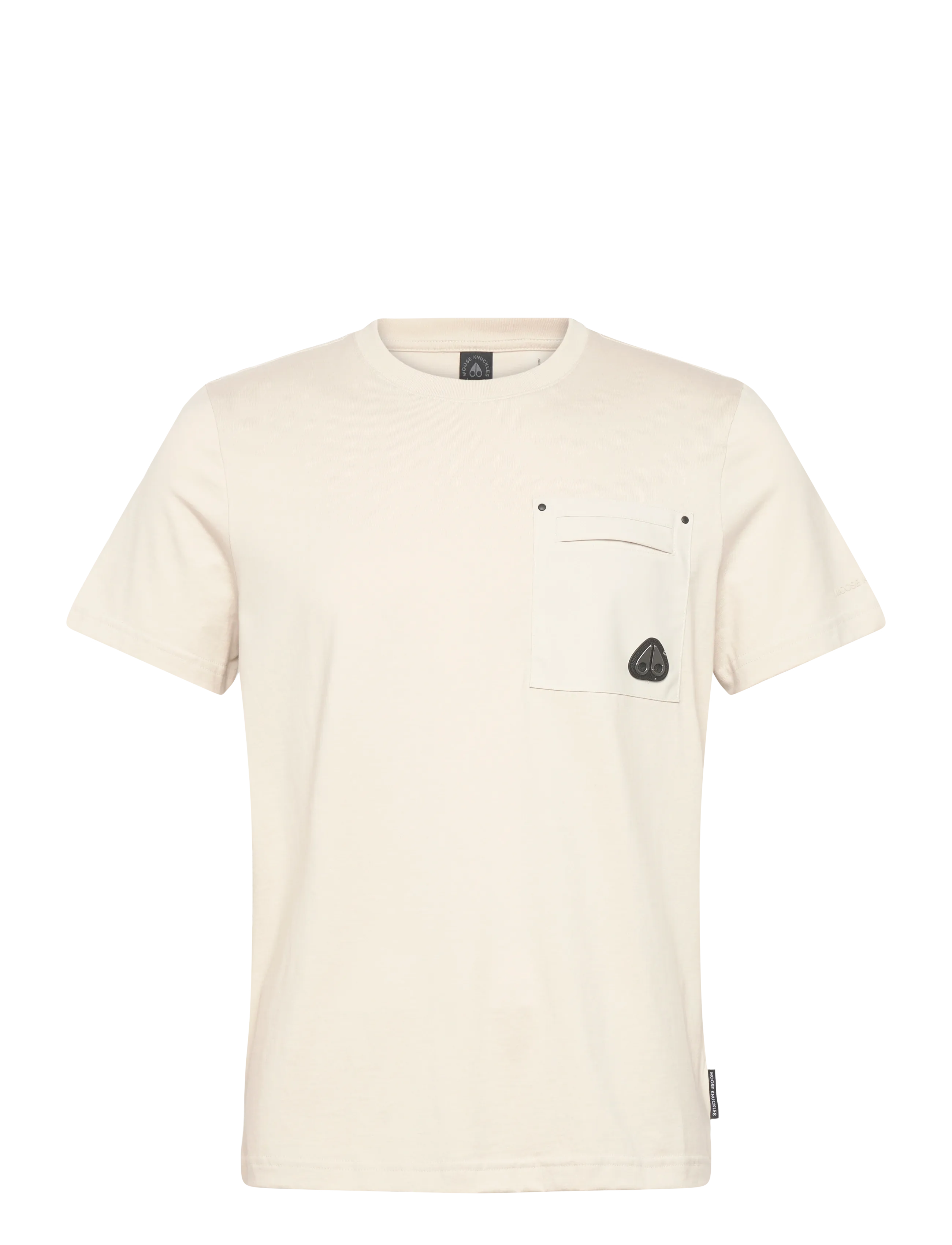 Moose Knuckles DALON TEE - T-shirts - ALABASTER / cream
