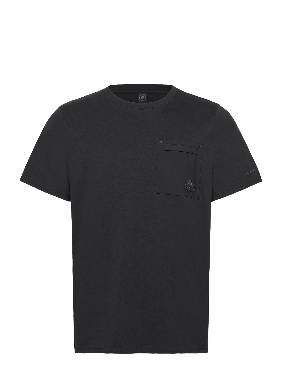 Moose Knuckles - DALON TEE - lühikeste varrukatega t-särgid - black - 1