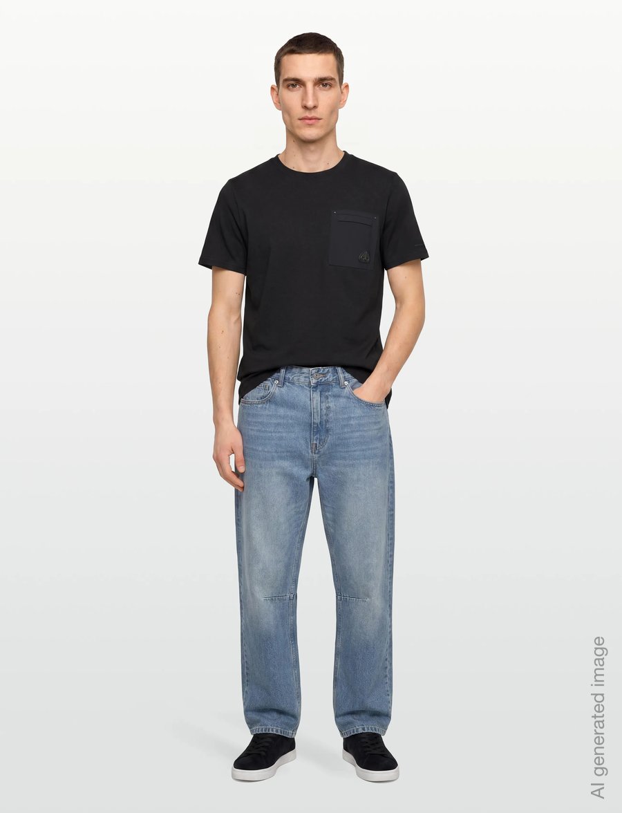 Moose Knuckles - DALON TEE - lühikeste varrukatega t-särgid - black - 0