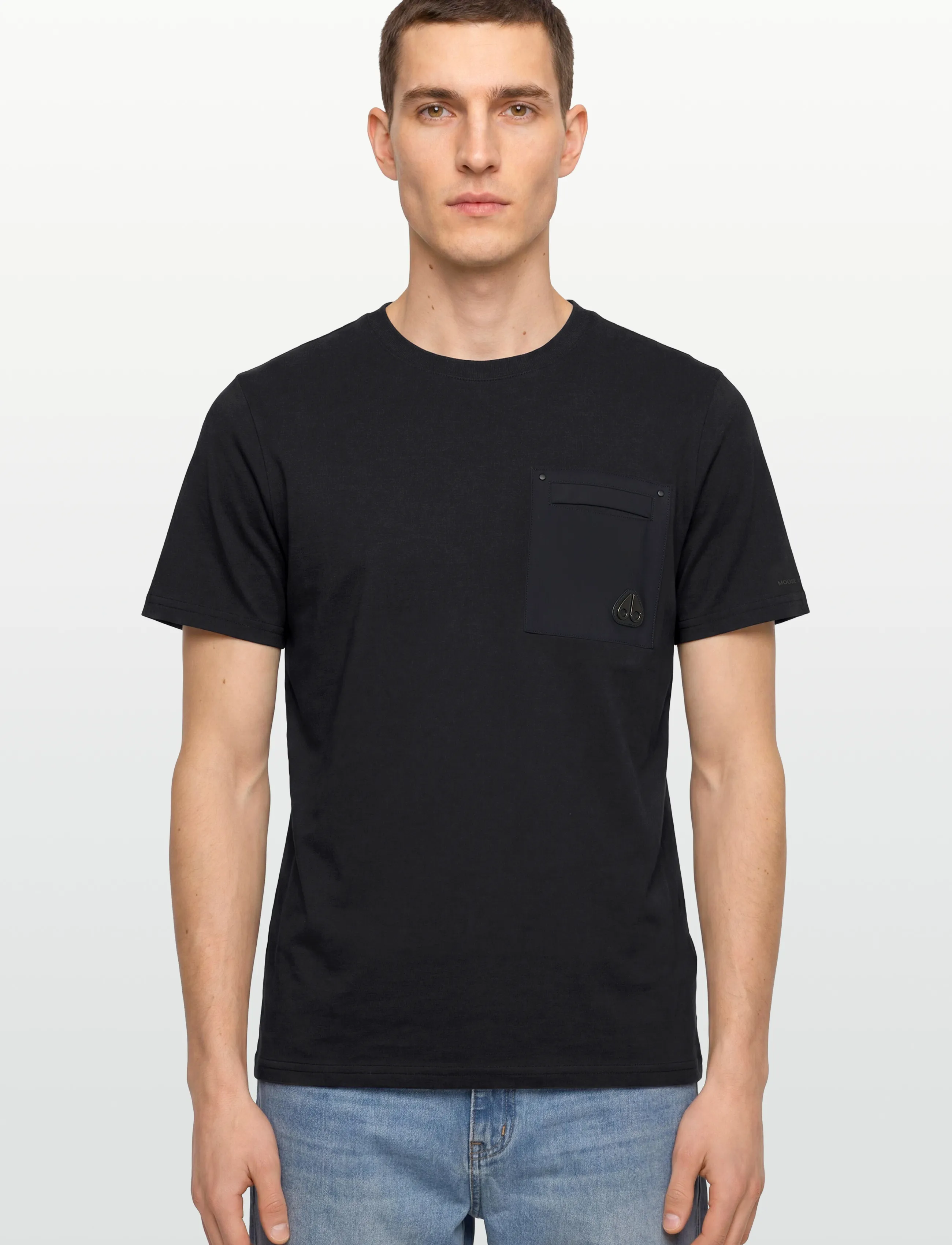 Moose Knuckles - DALON TEE - kurzärmelig - black - 3