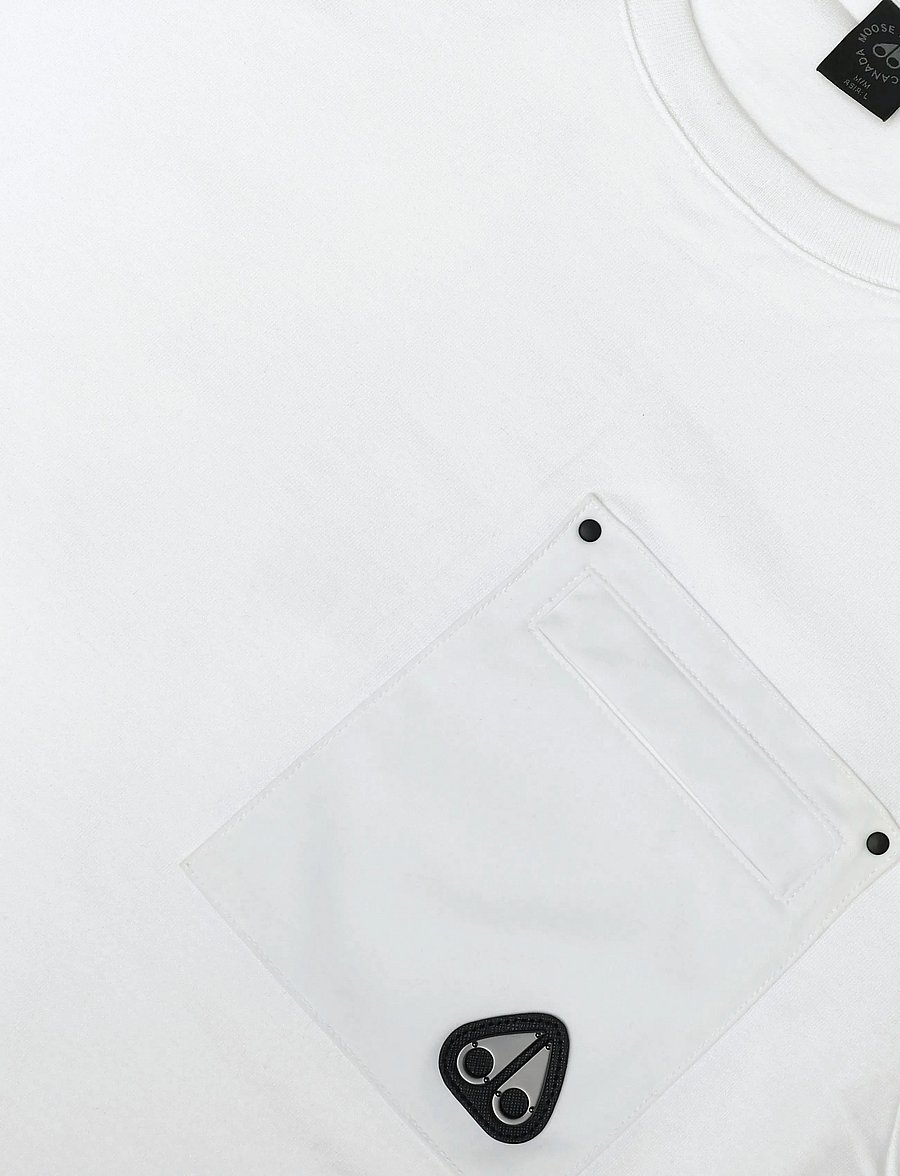 Moose Knuckles - DALON TEE - kurzärmelig - white - 2