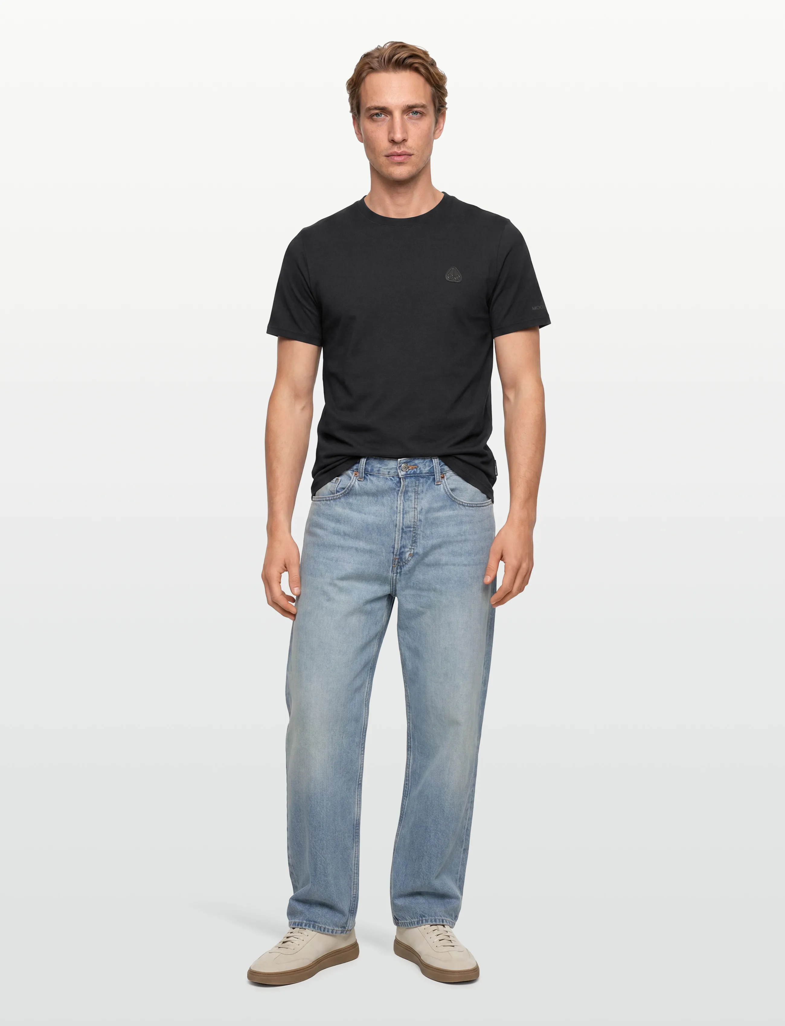 Moose Knuckles Crescent Tee, XL, Black, T-Shirts > Kortærmede, Herre
