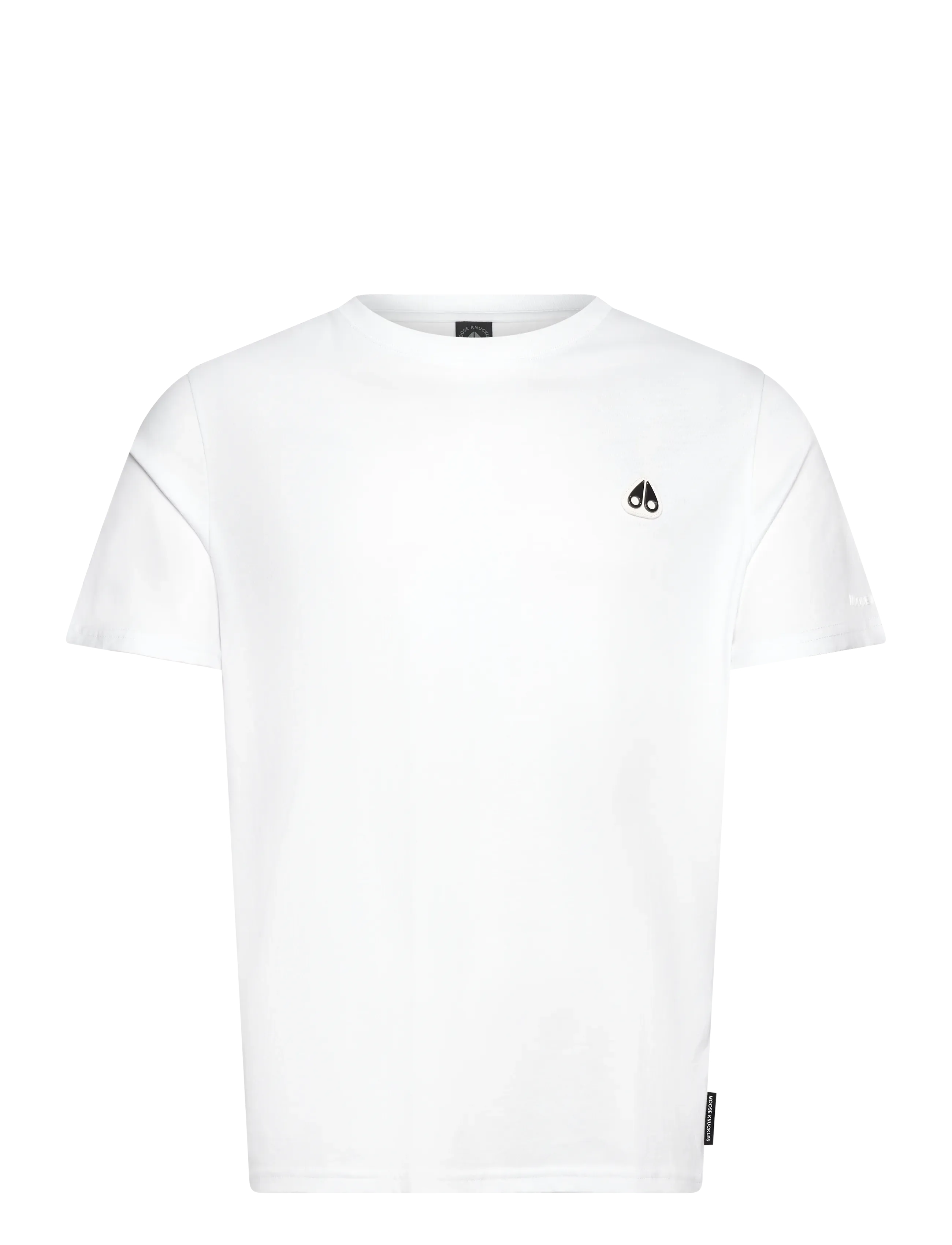 Moose Knuckles - CRESCENT TEE - marškinėliai trumpomis rankovėmis - white - 0