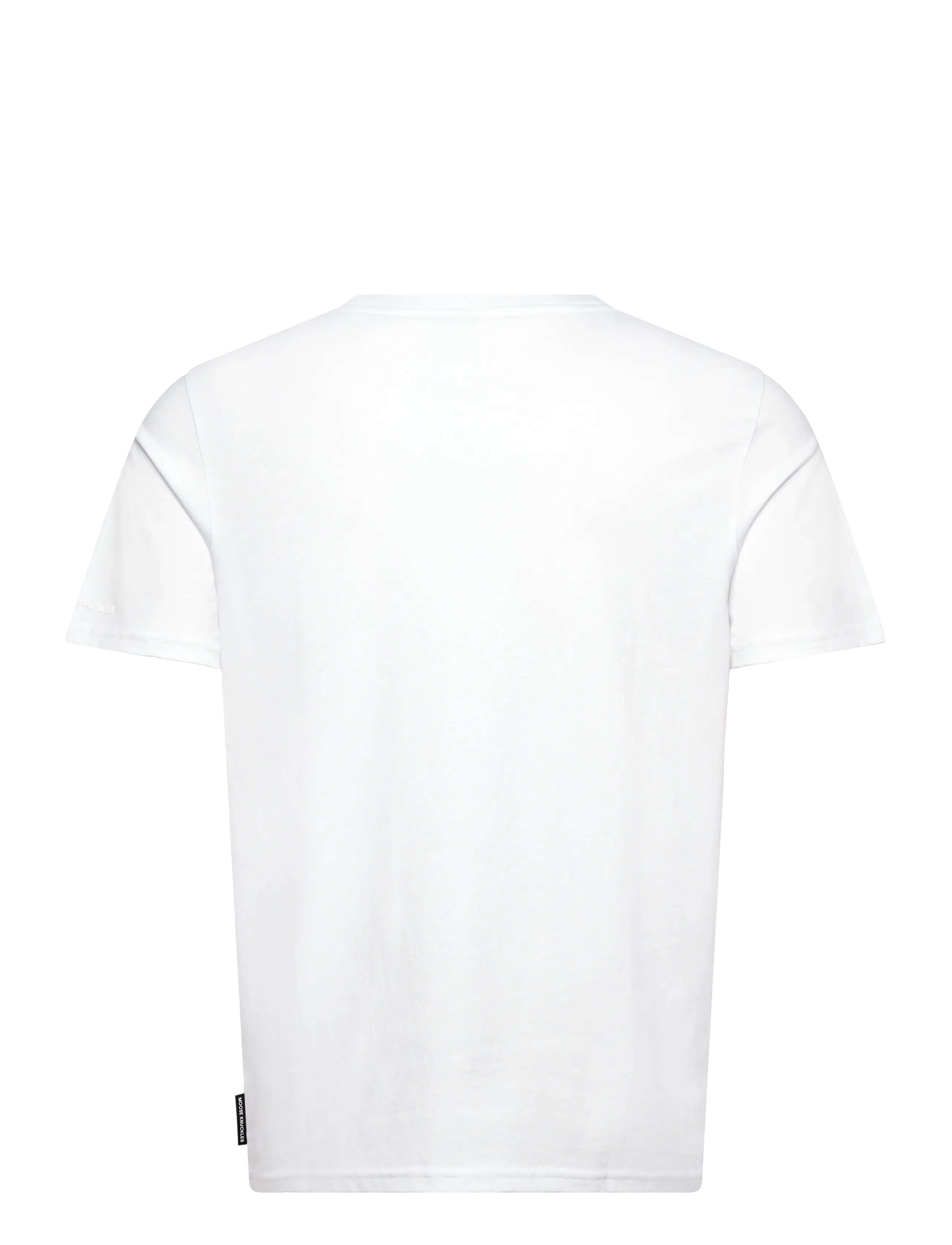 Moose Knuckles - CRESCENT TEE - short-sleeved t-shirts - white - 1