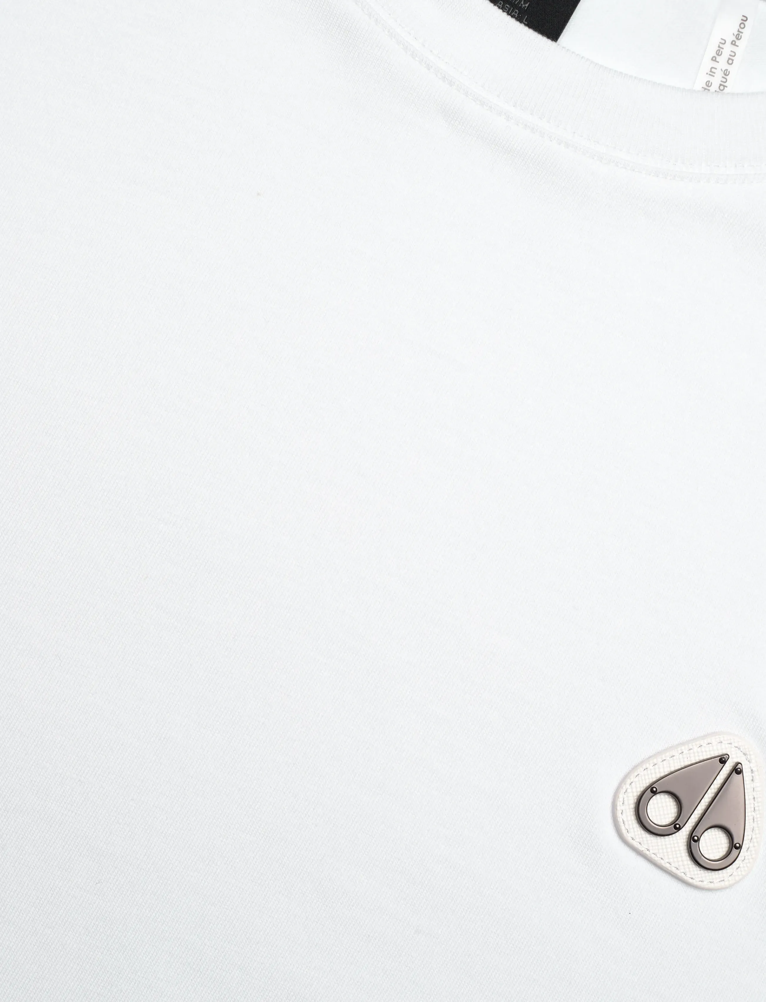 Moose Knuckles - CRESCENT TEE - short-sleeved t-shirts - white - 2