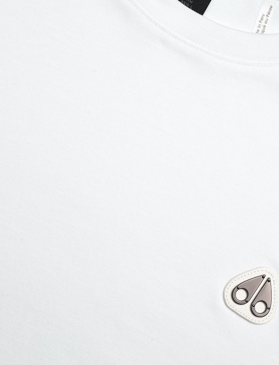 Moose Knuckles - CRESCENT TEE - marškinėliai trumpomis rankovėmis - white - 2