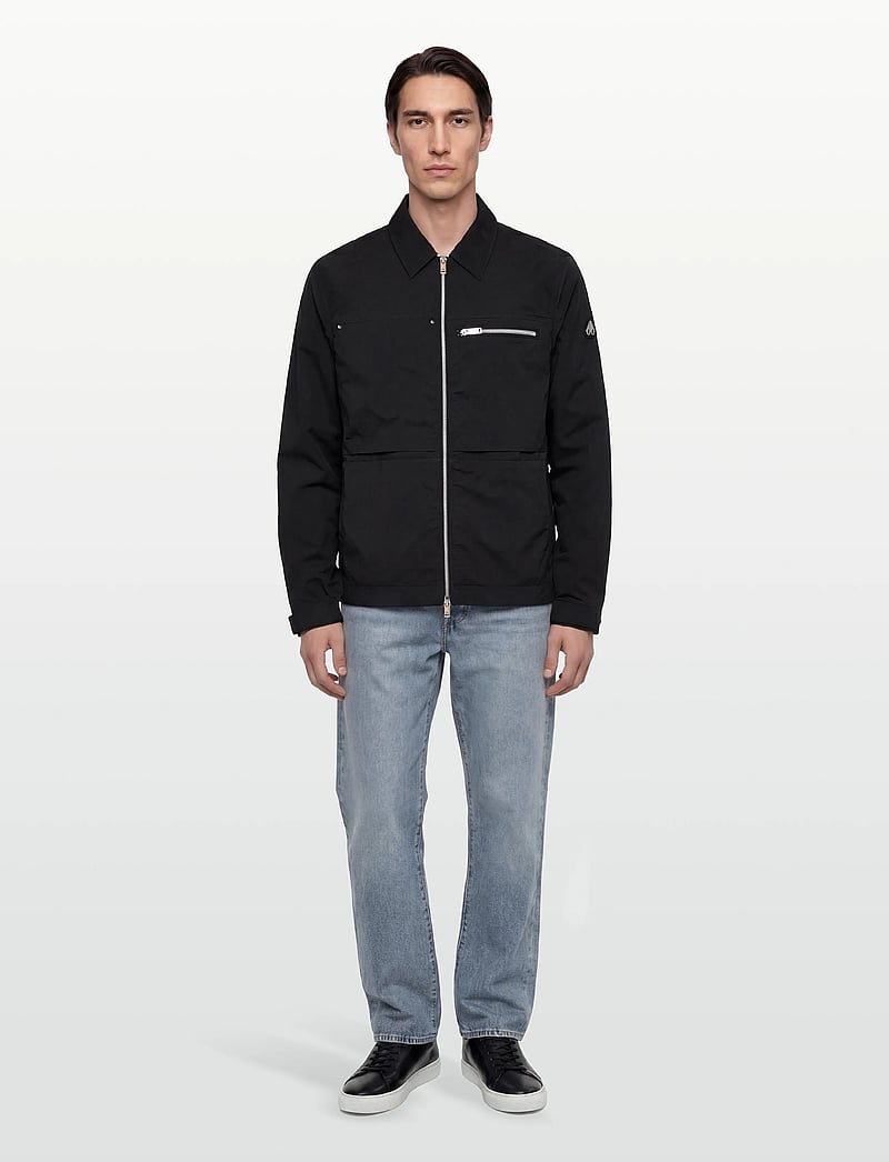 Moose Knuckles - TOPFLIGHT SHIRT JACKET - leichte jacken - black - 0
