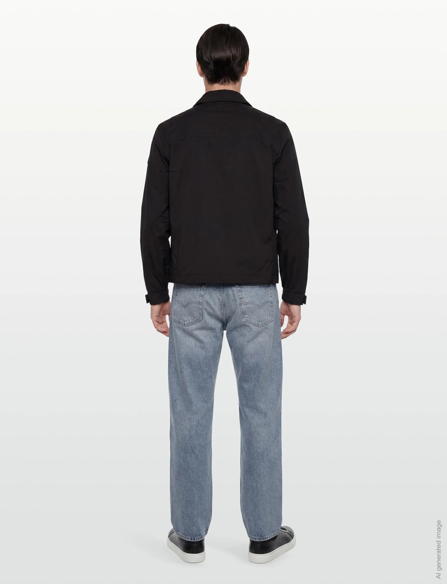 Moose Knuckles - TOPFLIGHT SHIRT JACKET - leichte jacken - black - 4