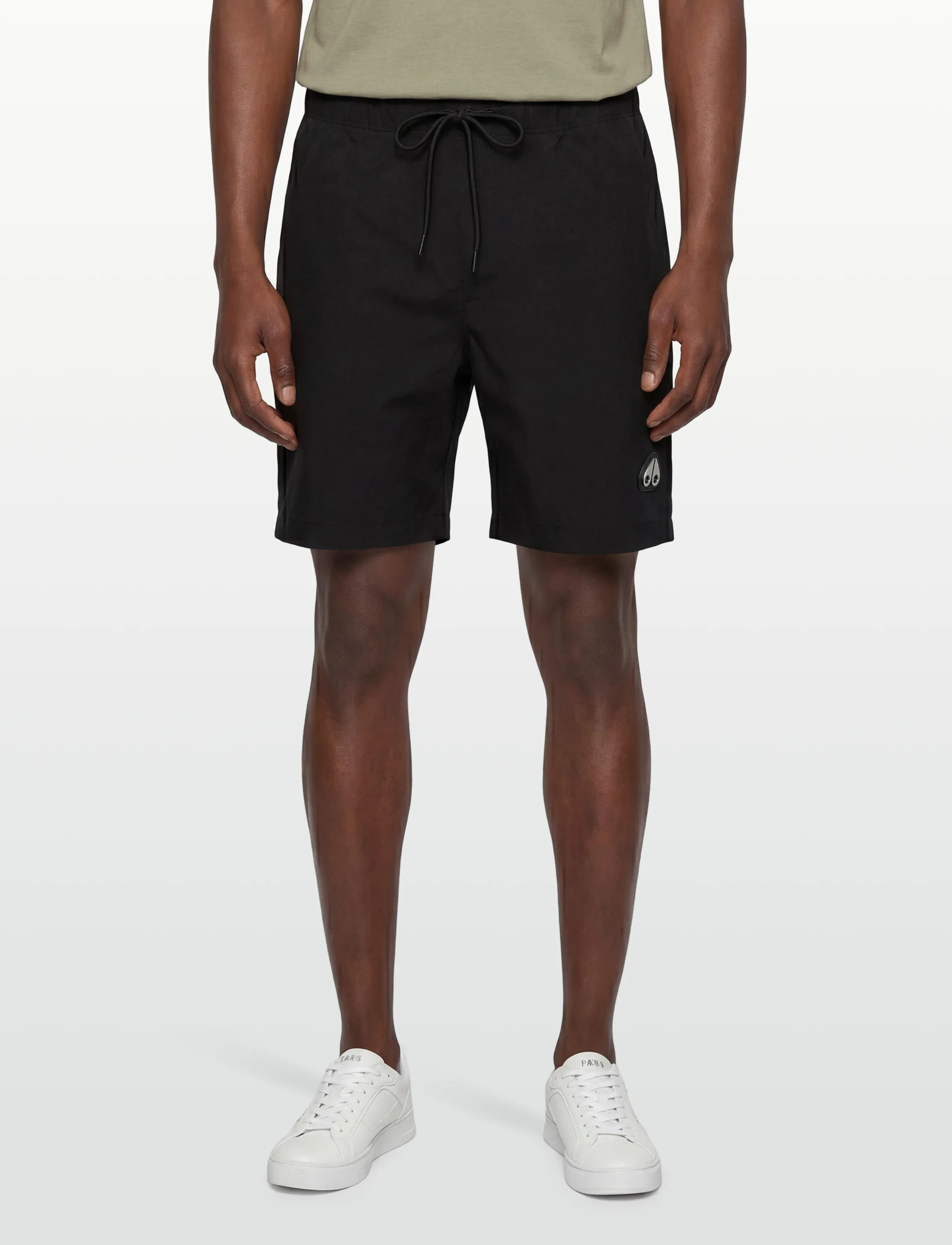 Moose Knuckles - LOGO SWIM SHORT - badehosen - black - 3