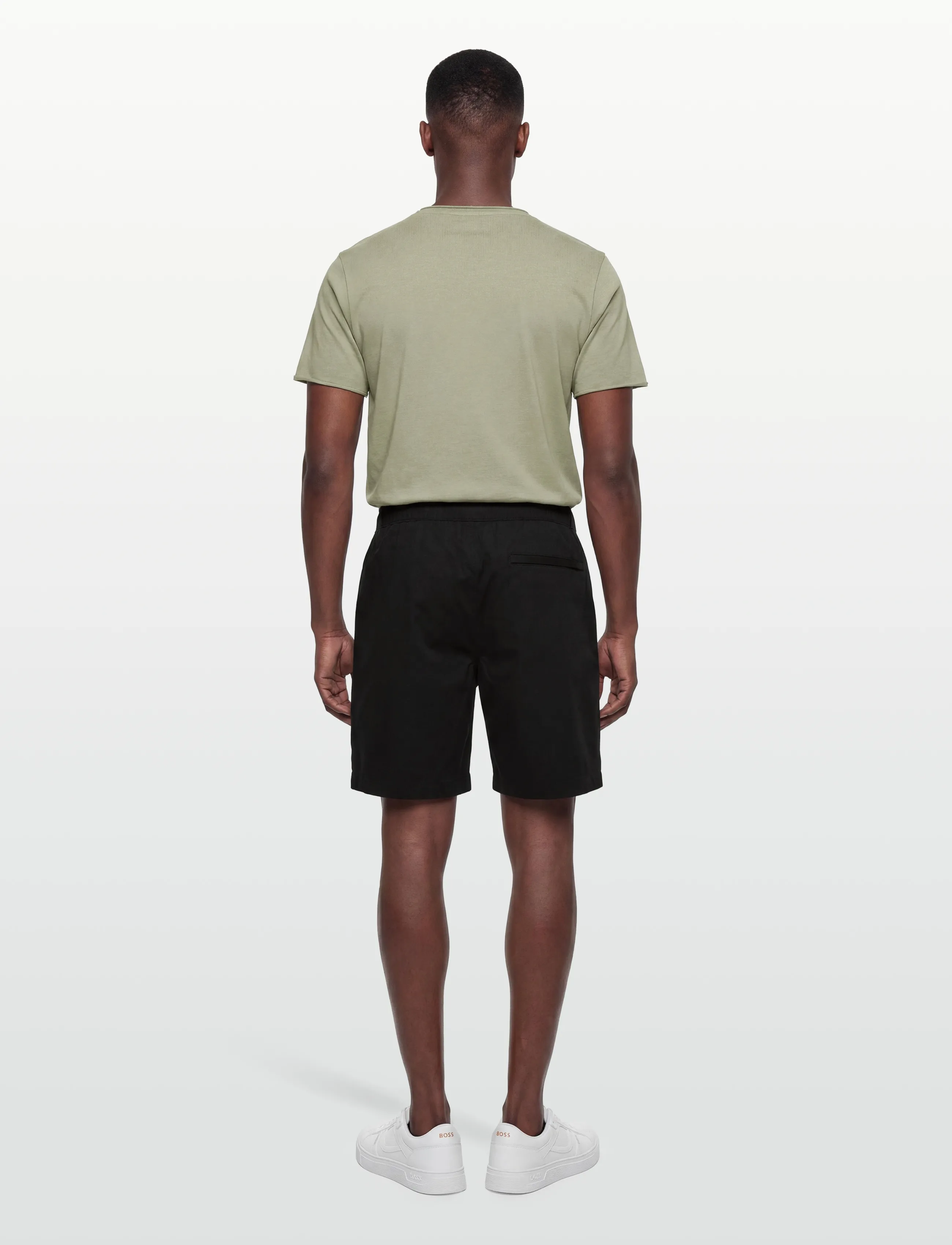 Moose Knuckles - LOGO SWIM SHORT - badehosen - black - 4
