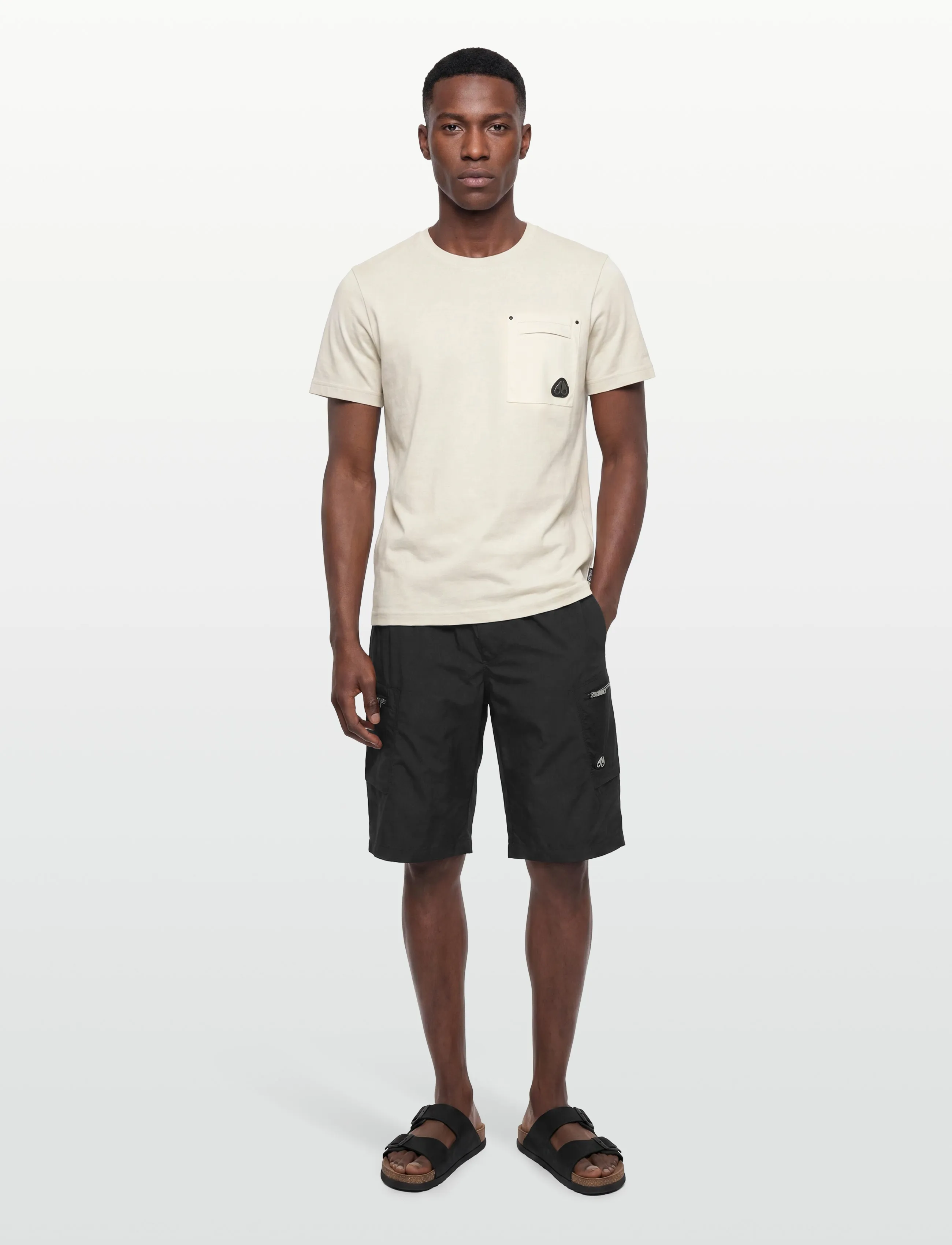 Moose Knuckles Topflight Cargo Short, Mænd, Cargo Shorts, Sort, Str: S