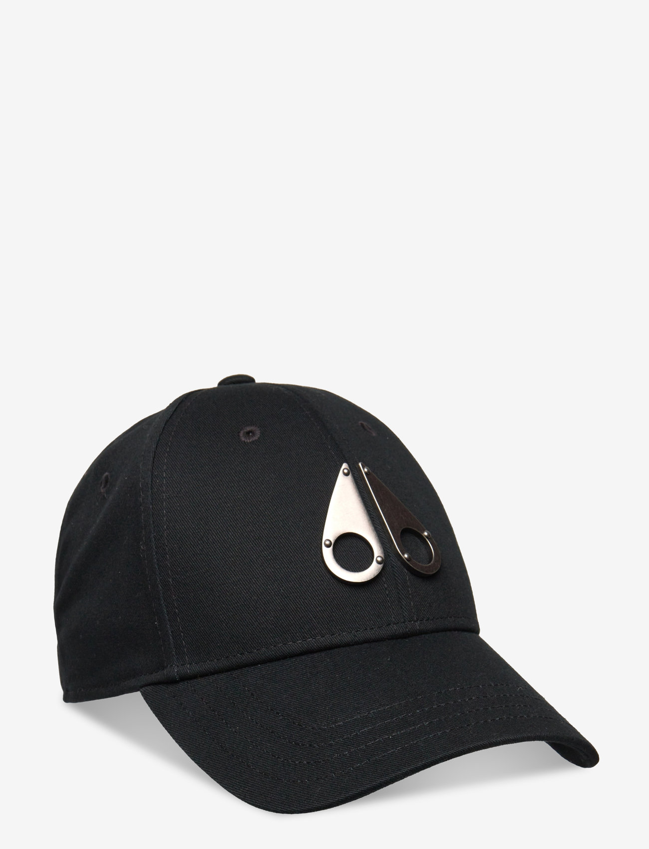 Moose Knuckles - LOGO ICON CAP - kappen - black/nickel logo - 0