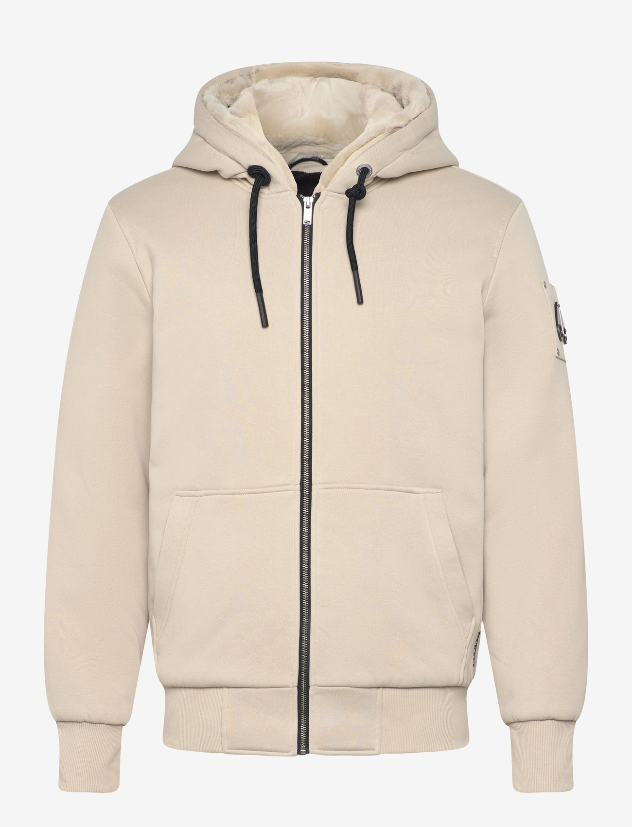 Moose Knuckles - CLASSIC BUNNY - bluzy z kapturem - alabaster w/alabaster - 0