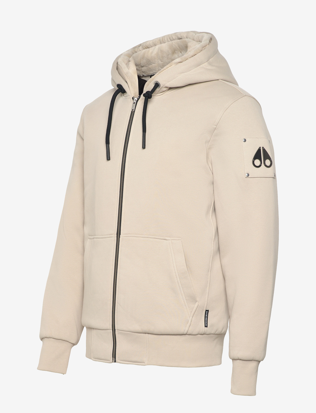 Moose Knuckles - CLASSIC BUNNY - bluzy z kapturem - alabaster w/alabaster - 2