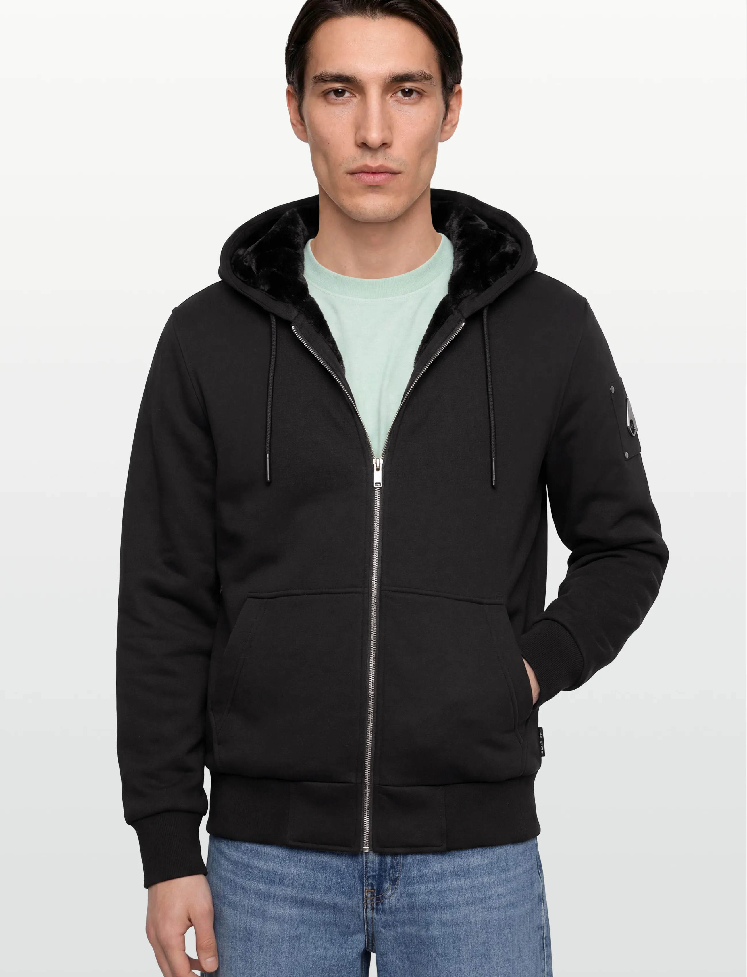 Moose Knuckles - CLASSIC BUNNY - hoodies - black - 3