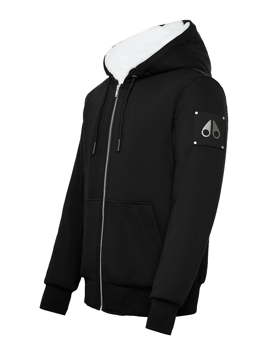 Moose Knuckles - CLASSIC BUNNY - kapuzenpullover - black w/white - 2