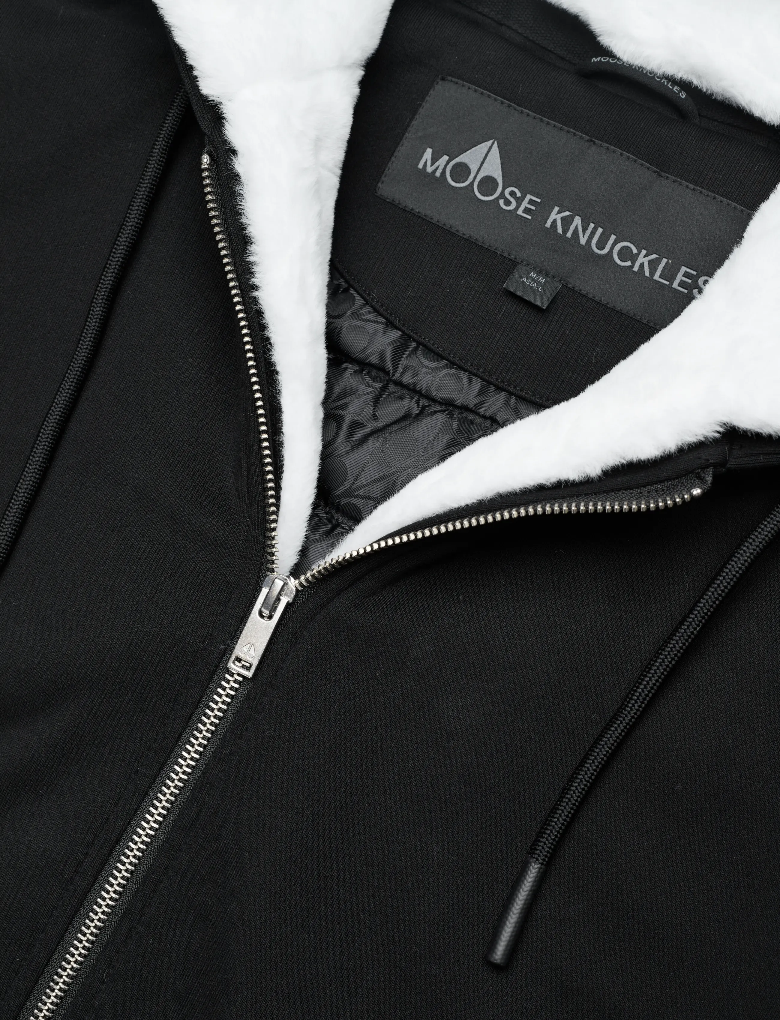 Moose Knuckles - CLASSIC BUNNY - kapuzenpullover - black w/white - 3