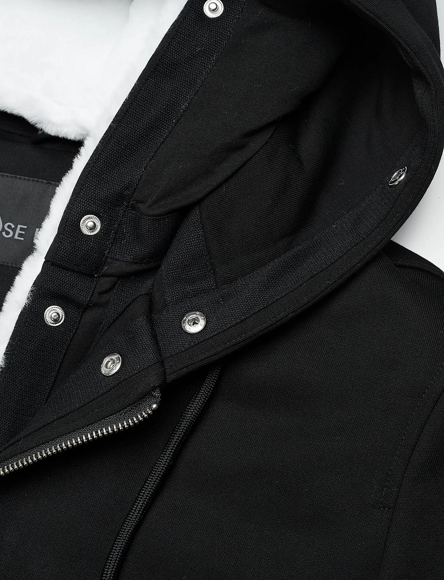 Moose Knuckles - CLASSIC BUNNY - kapuzenpullover - black w/white - 4