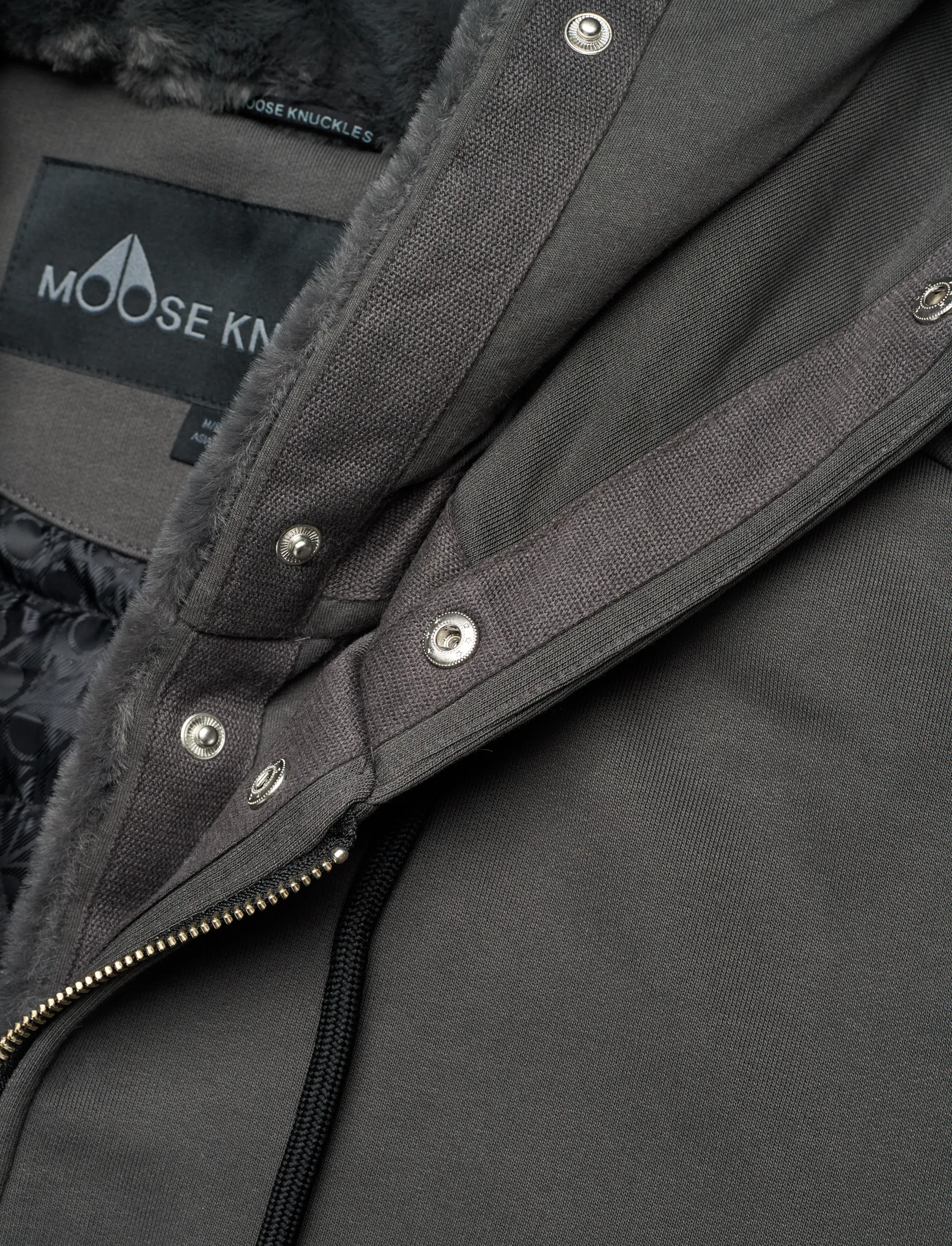 Moose Knuckles - CLASSIC BUNNY - kapuzenpullover - cement2 w/cement2 - 4