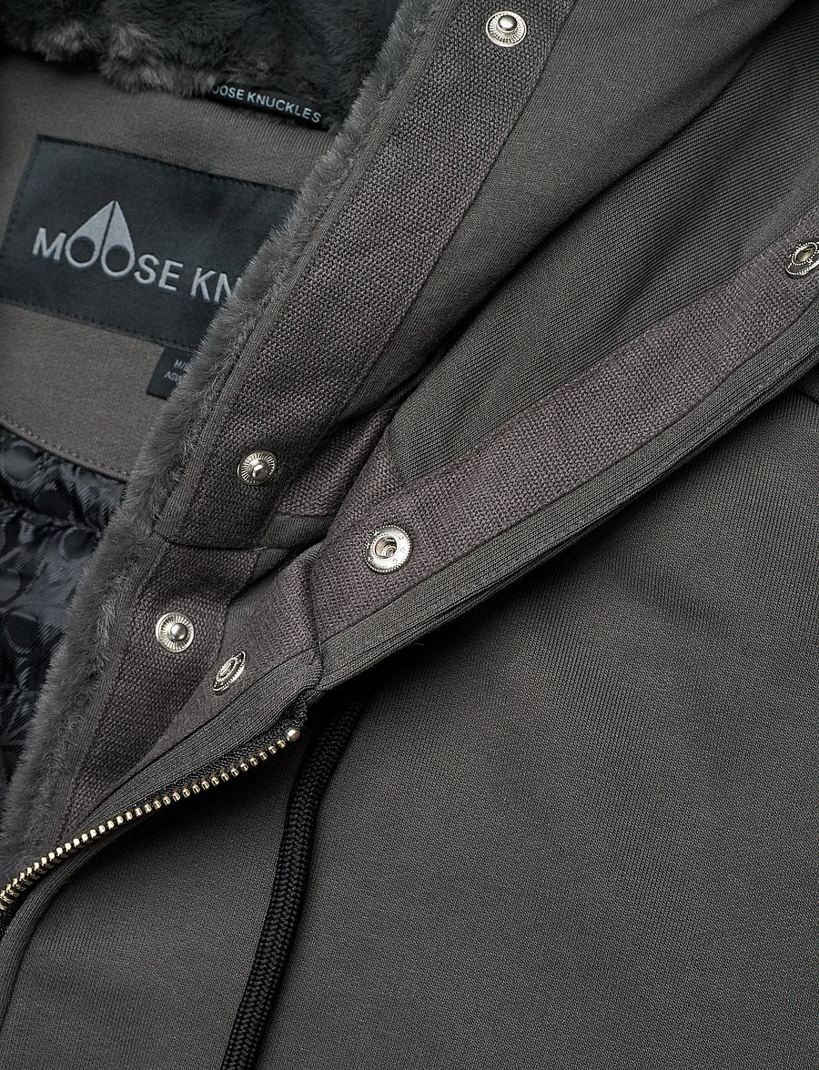 Moose Knuckles - CLASSIC BUNNY - kapuzenpullover - cement2 w/cement2 - 4