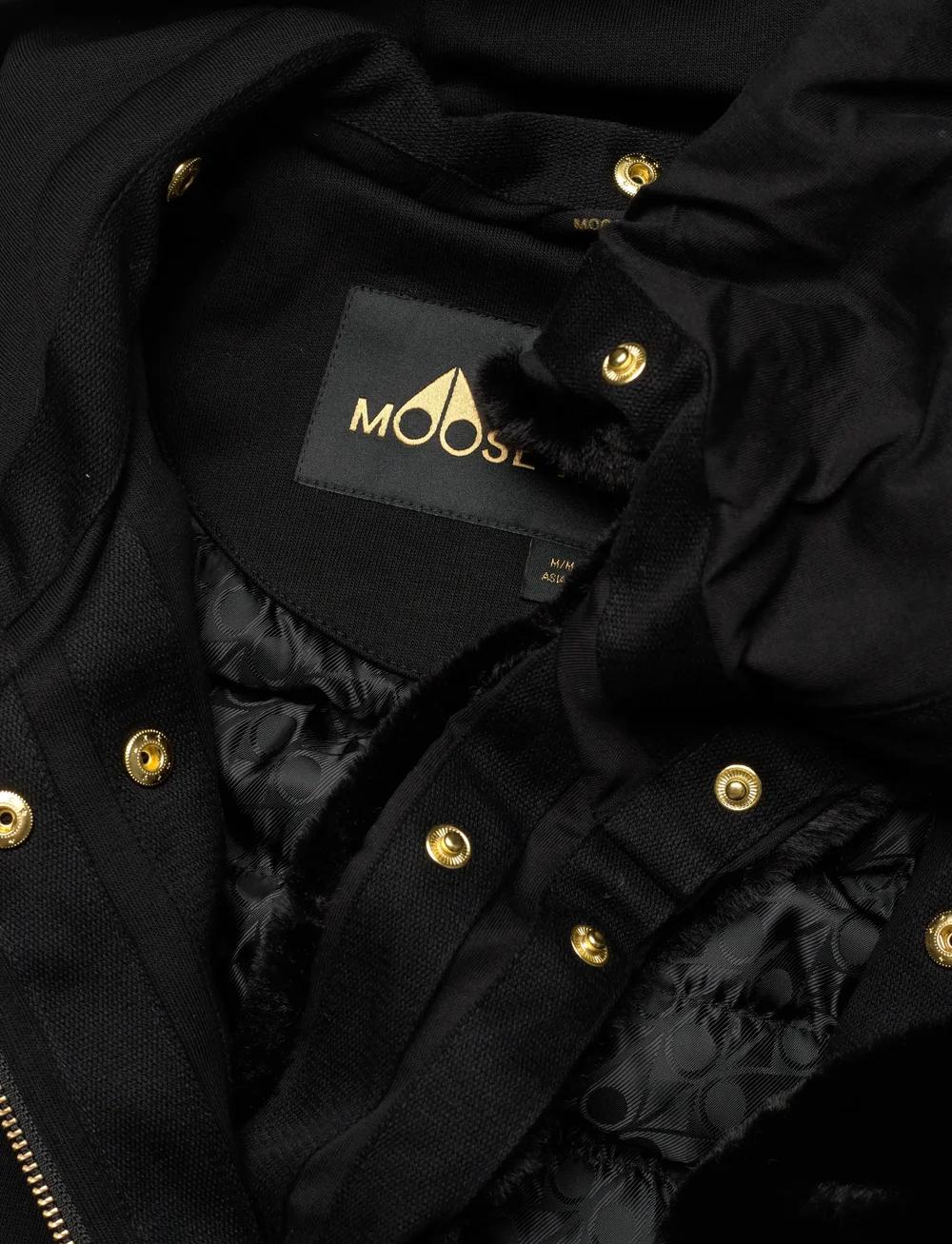 Moose Knuckles - LINDEN BUNNY - anorakid - blk w/blk faux - 4