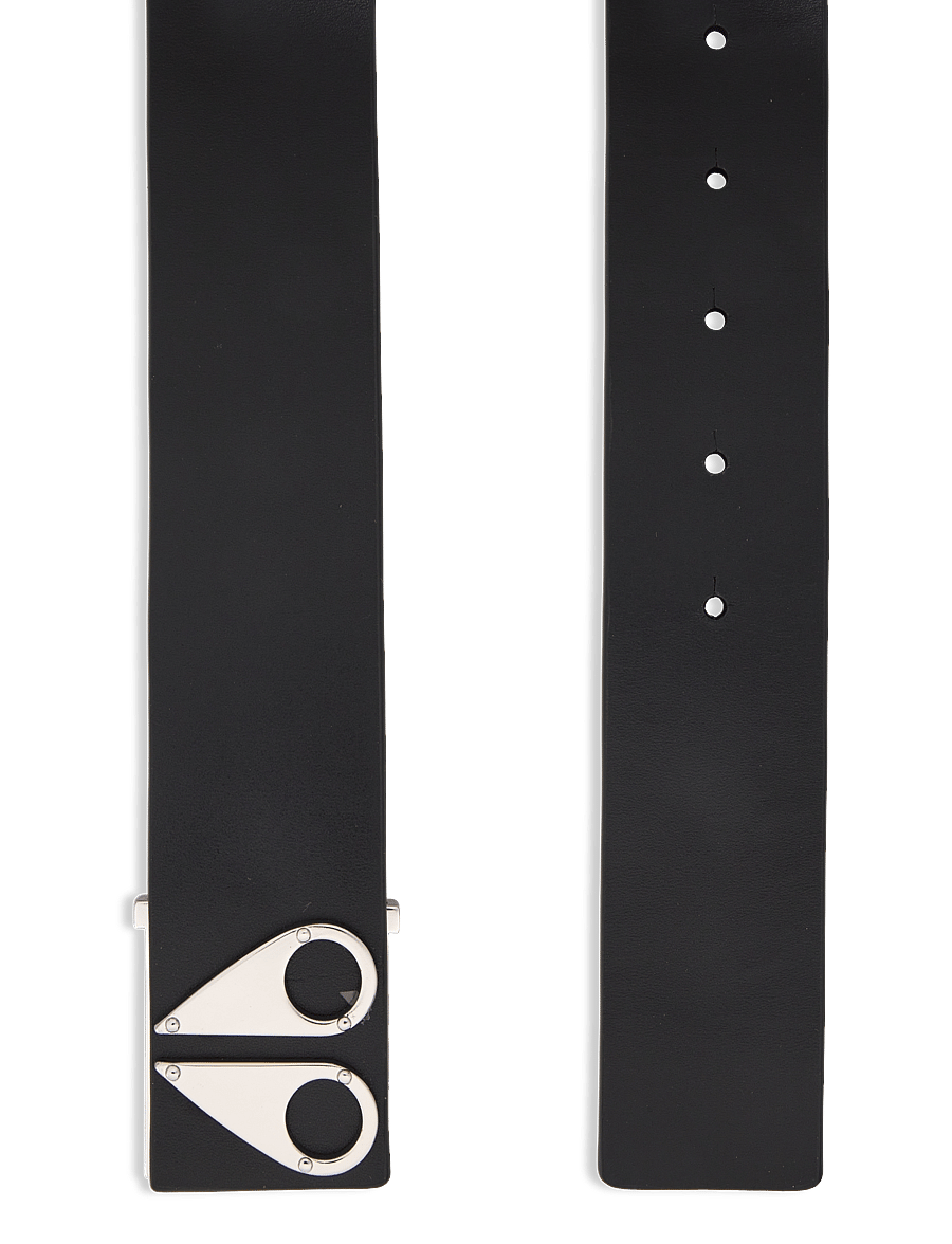 Moose Knuckles - LOGO ICON BELT - klassische gürtel - silver - 1
