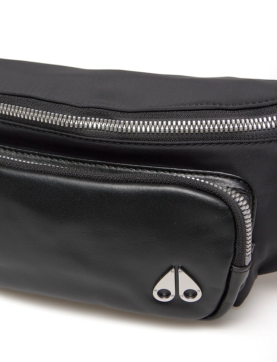 Moose Knuckles - LOGO HIP POUCH - black - 4