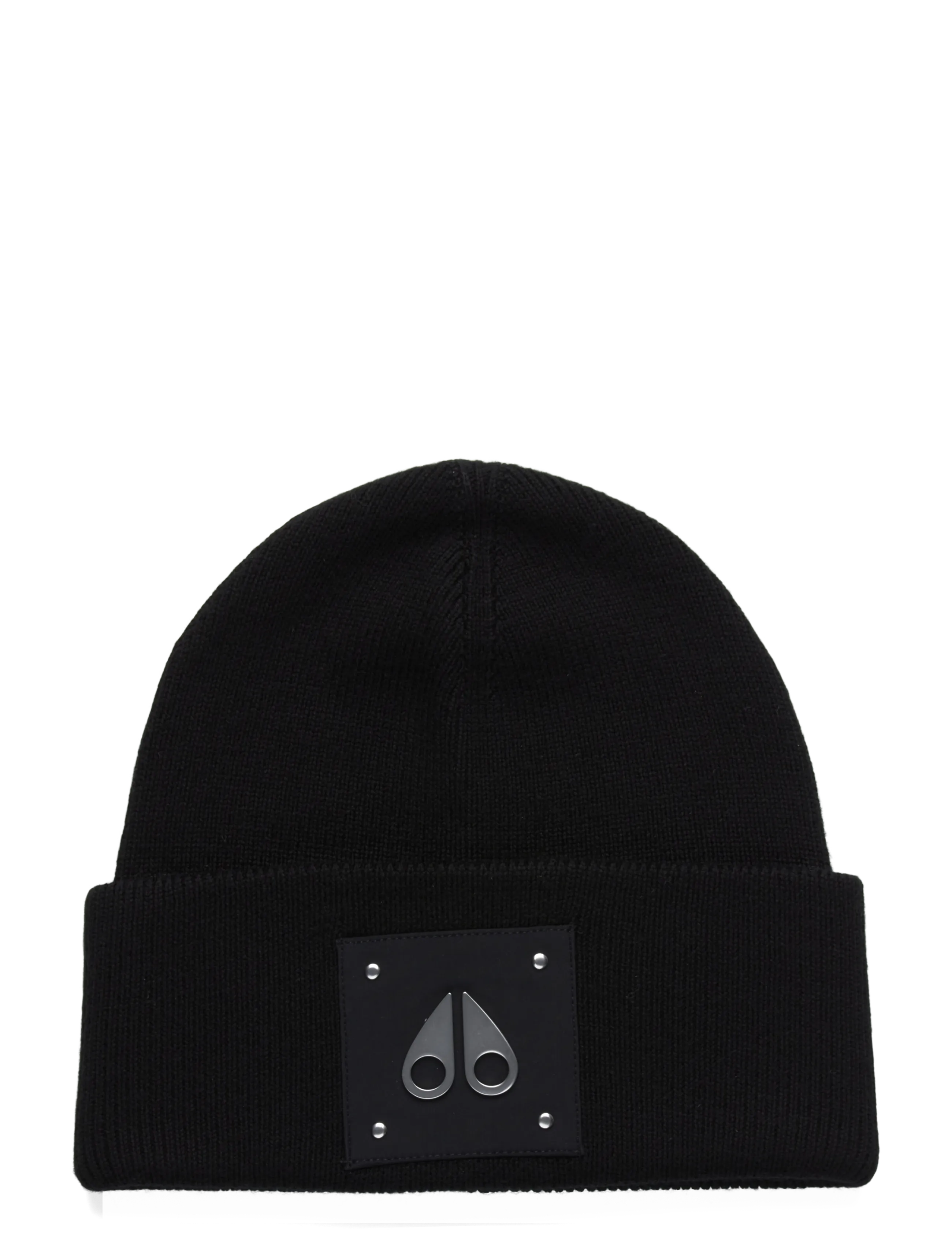 Moose Knuckles LOGO ICON BEANIE - Bestsellere - BLACK / black