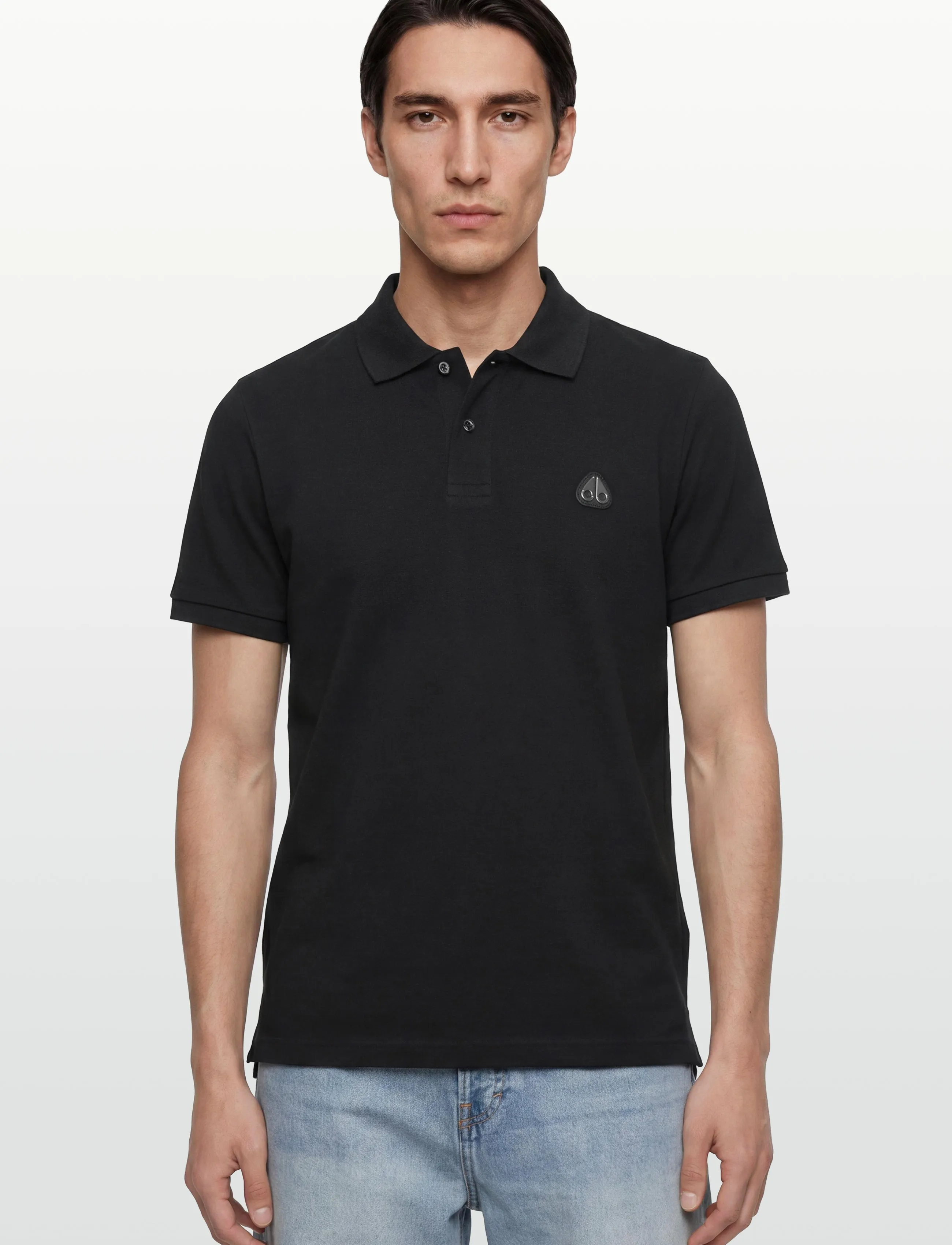 Moose Knuckles - EVERETT POLO - kurzärmelig - black - 3
