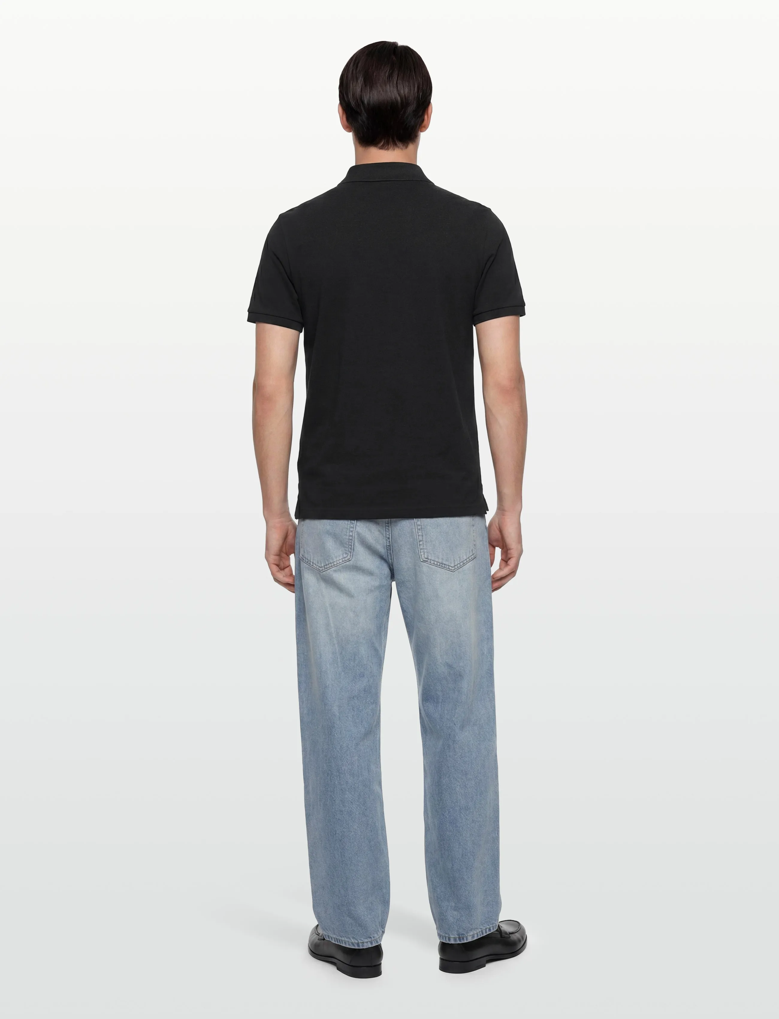 Moose Knuckles - EVERETT POLO - kurzärmelig - black - 4