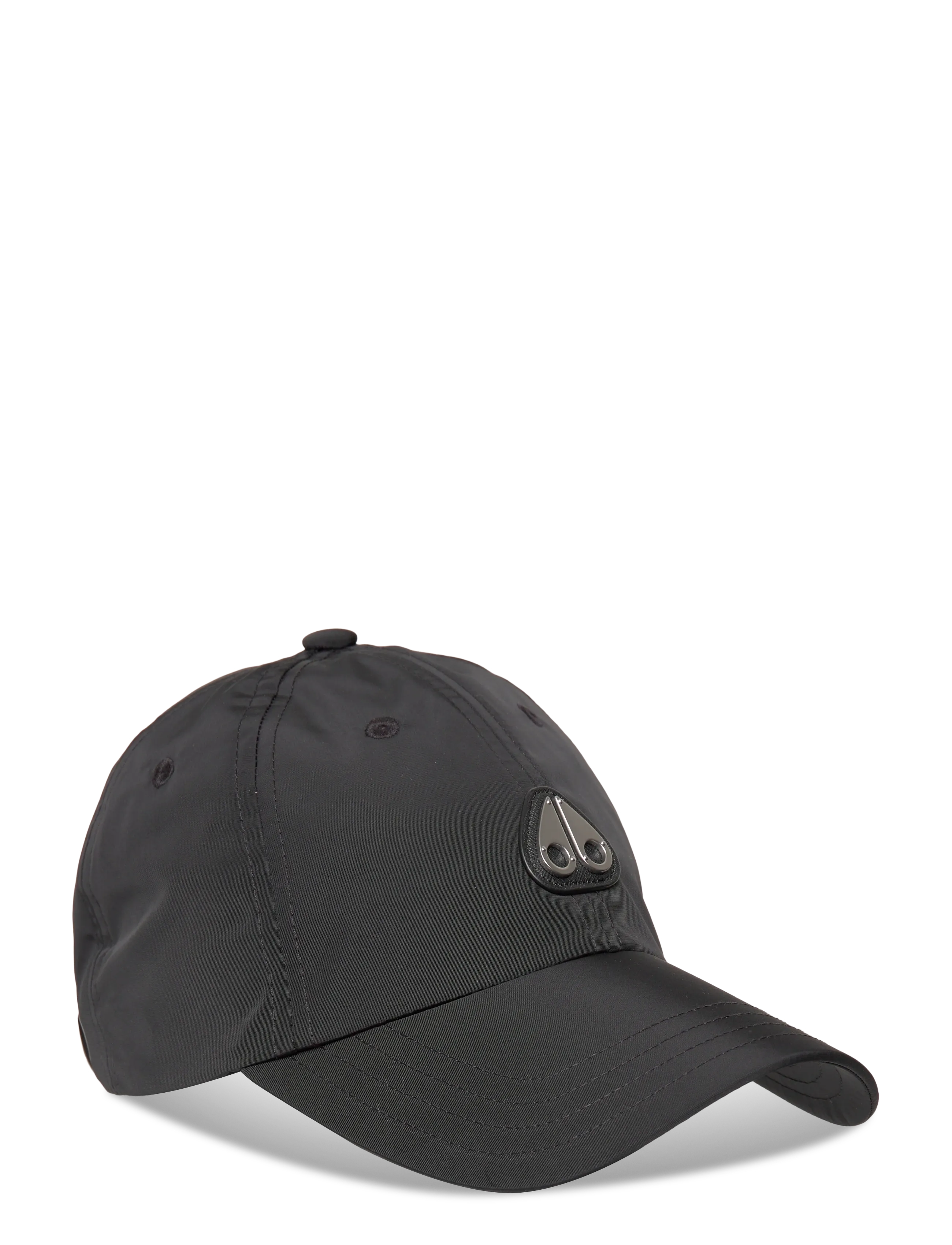 Moose Knuckles CRESCENT LOGO CAP - Akcesoria - BLACK / grey