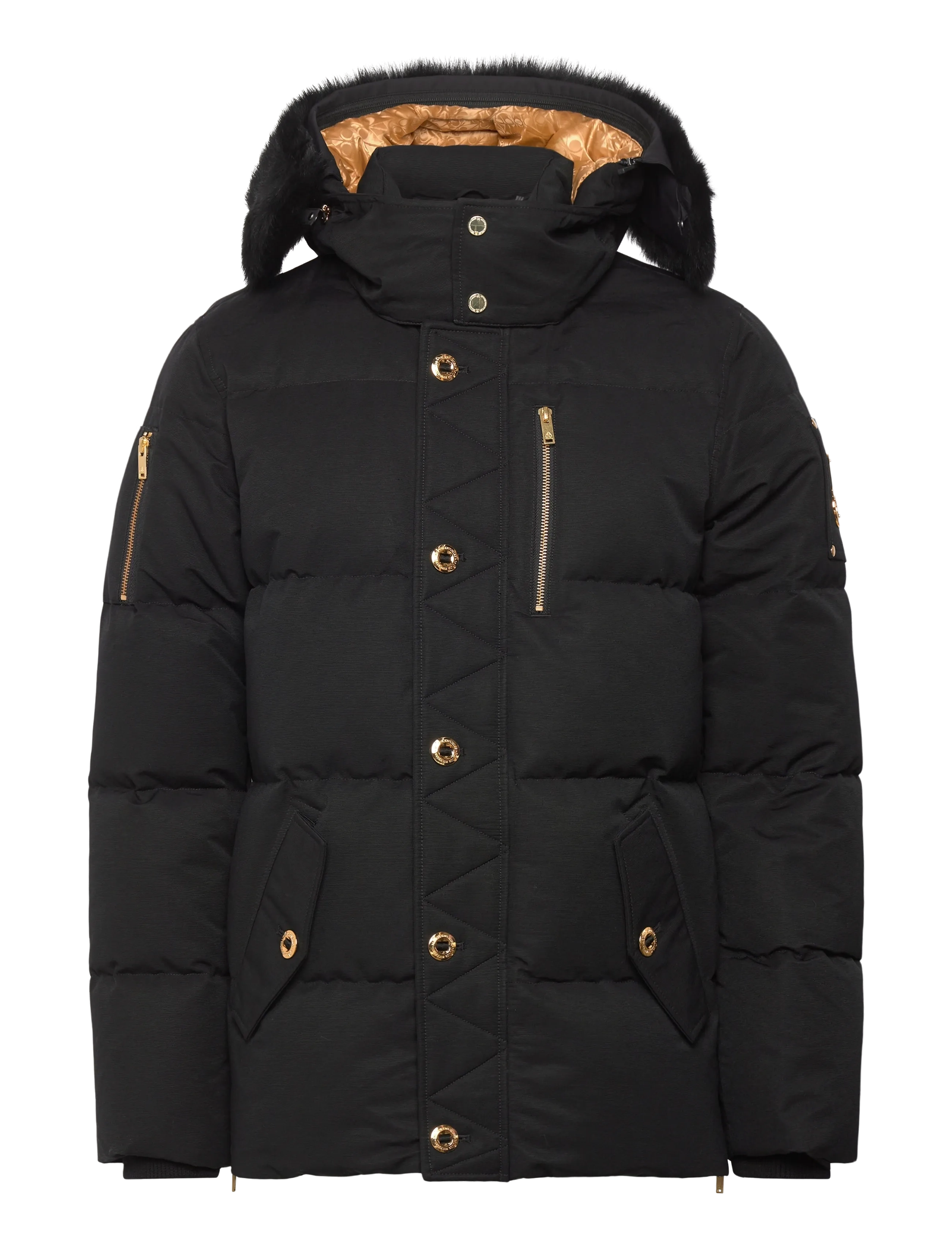 GOLD 3Q JACKET - BLK W/BLK SH