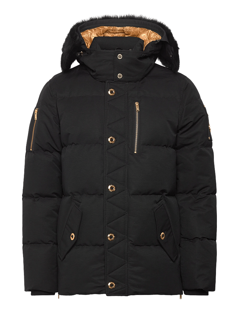 Moose Knuckles - GOLD 3Q JACKET - fodrade jackor - blk w/blk sh - 0