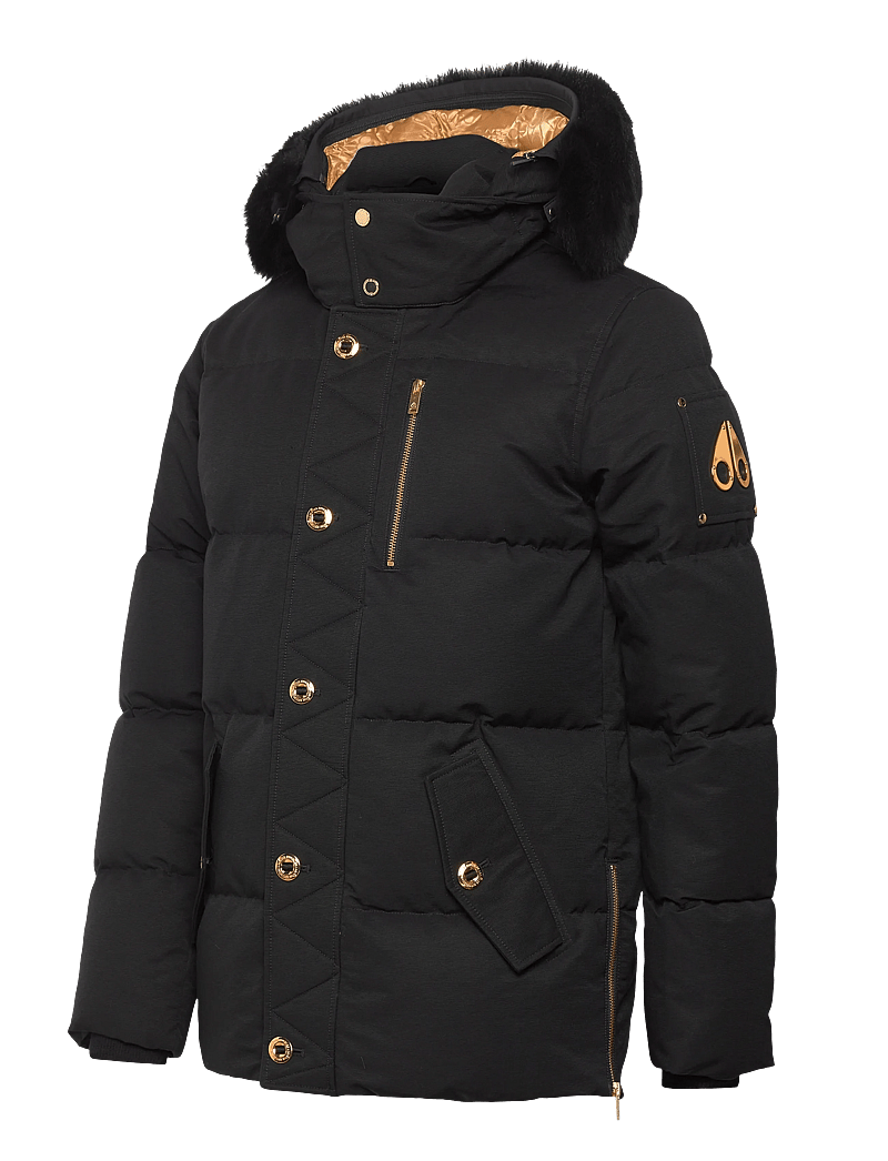 Moose Knuckles - GOLD 3Q JACKET - fodrade jackor - blk w/blk sh - 1