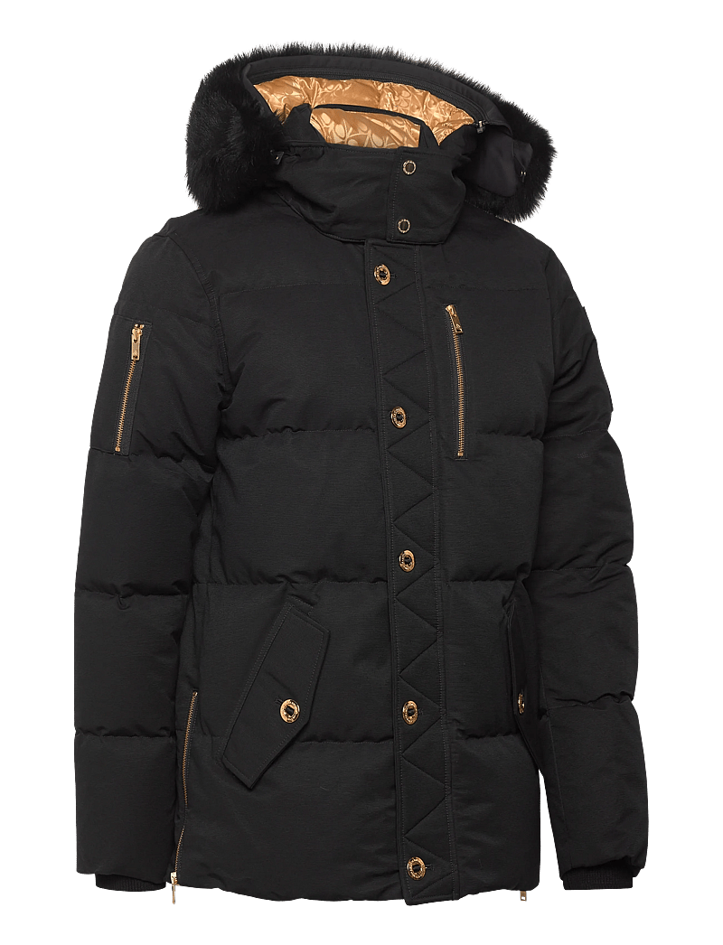 Moose Knuckles - GOLD 3Q JACKET - fodrade jackor - blk w/blk sh - 2