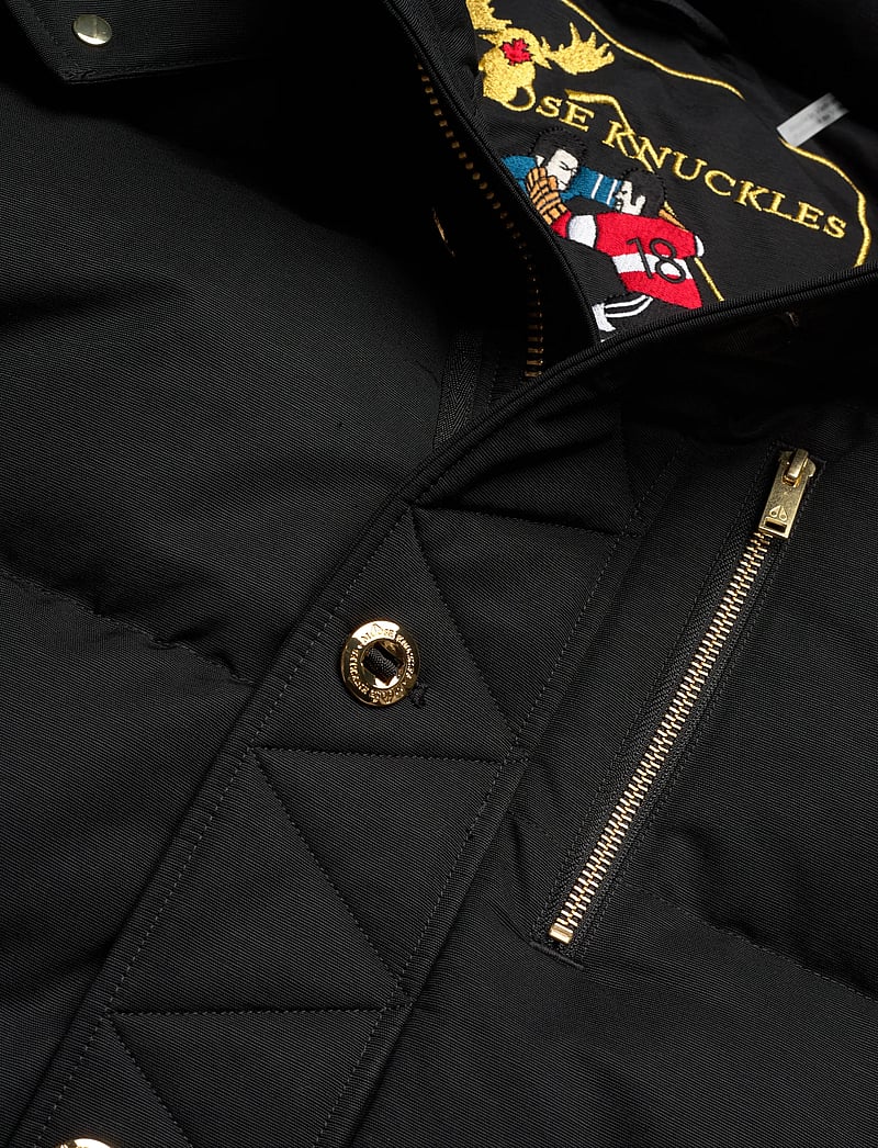Moose Knuckles - GOLD 3Q JACKET - fodrade jackor - blk w/blk sh - 5