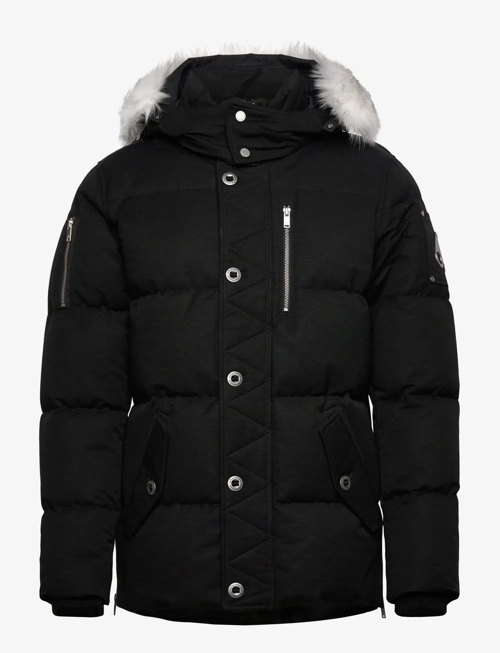 Moose Knuckles - ORIGINAL 3Q JACKET - fodrade jackor - blk w/nat sh - 0