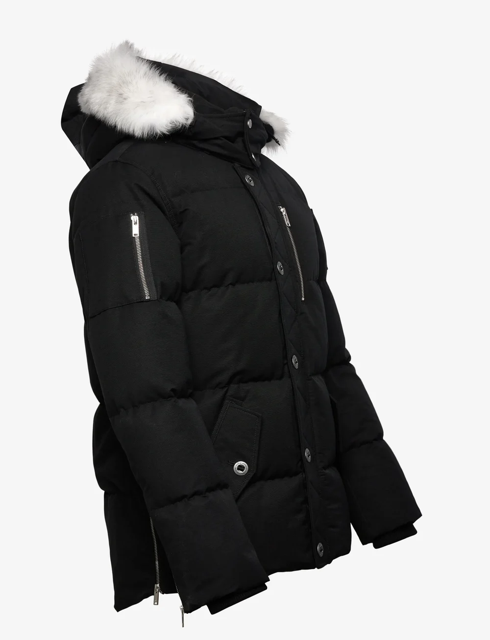 Moose Knuckles - ORIGINAL 3Q JACKET - fodrade jackor - blk w/nat sh - 3