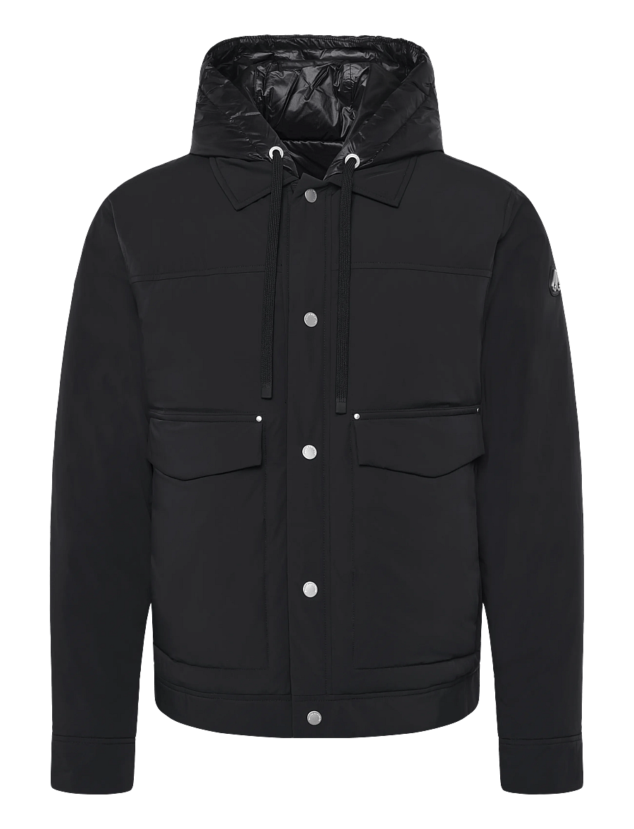 Moose Knuckles - BRIXTON TRUCKER JACKET - talvejoped - black - 0